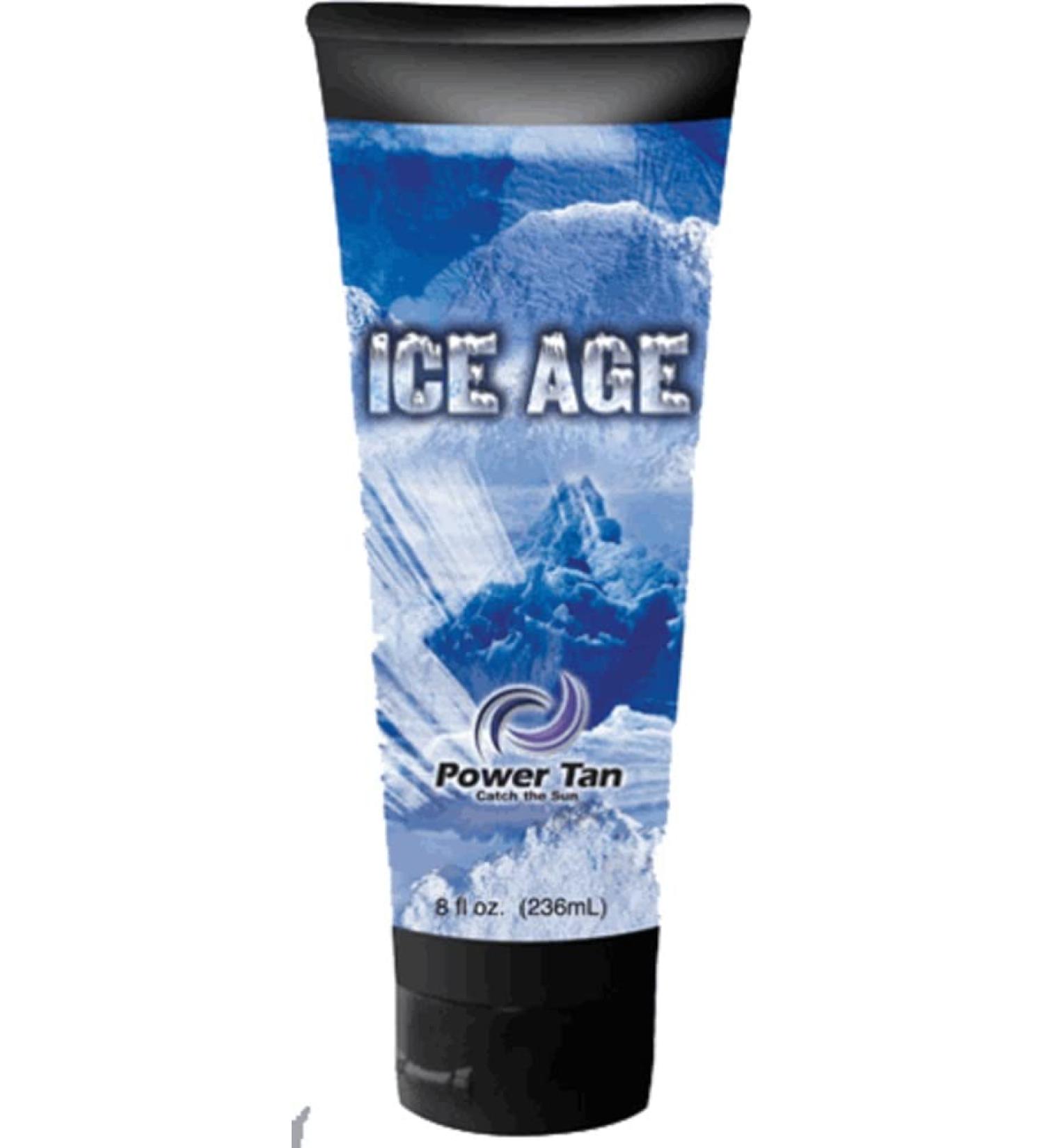 Power Tan Ice Age Cooling Bronzer Tanning Lotion