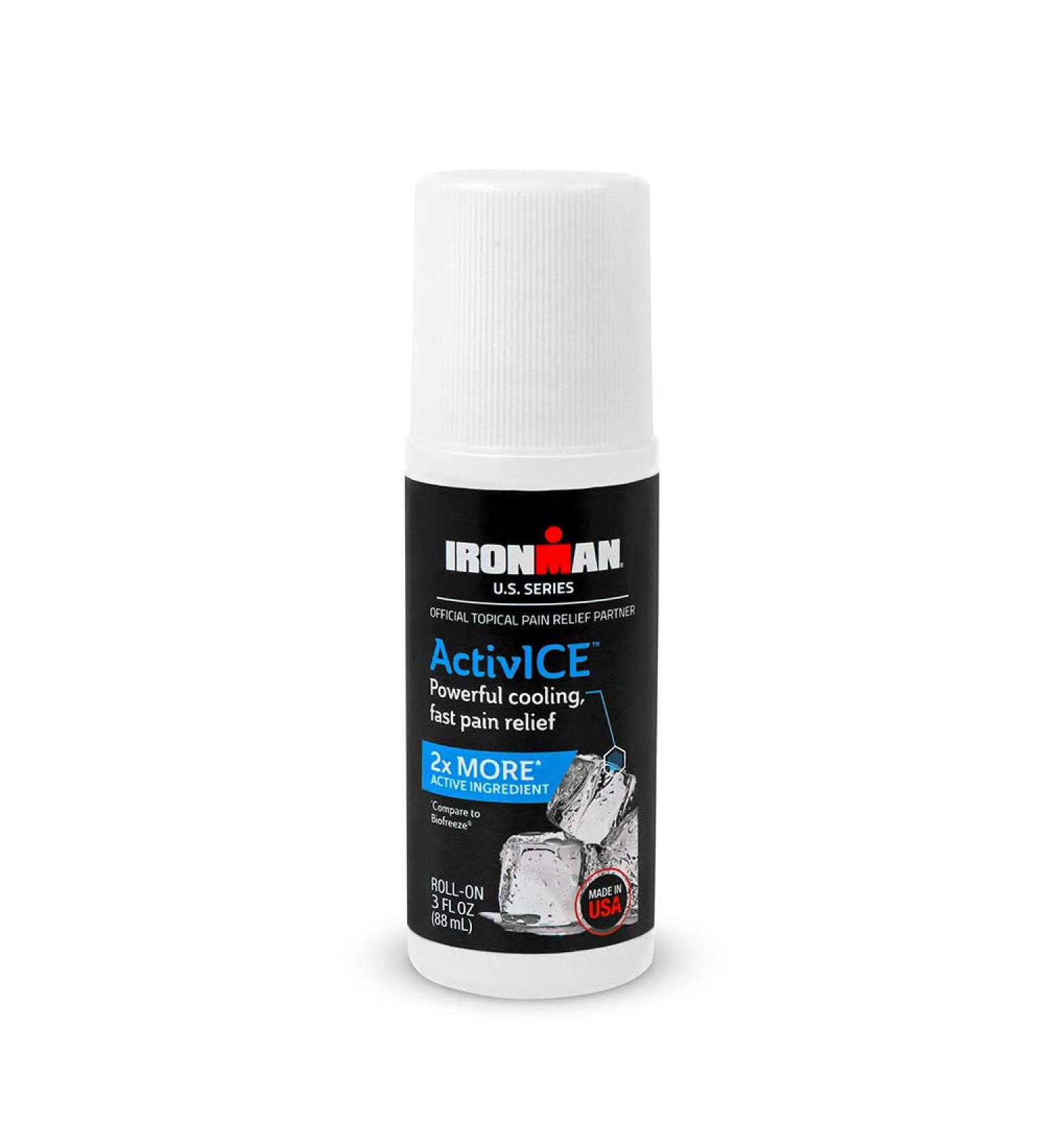 Curad IRONMAN ActivICE 3 oz Roll-On Cooling Gel for Arthritis & Muscle Pain - Buy Online on GoSupps.com