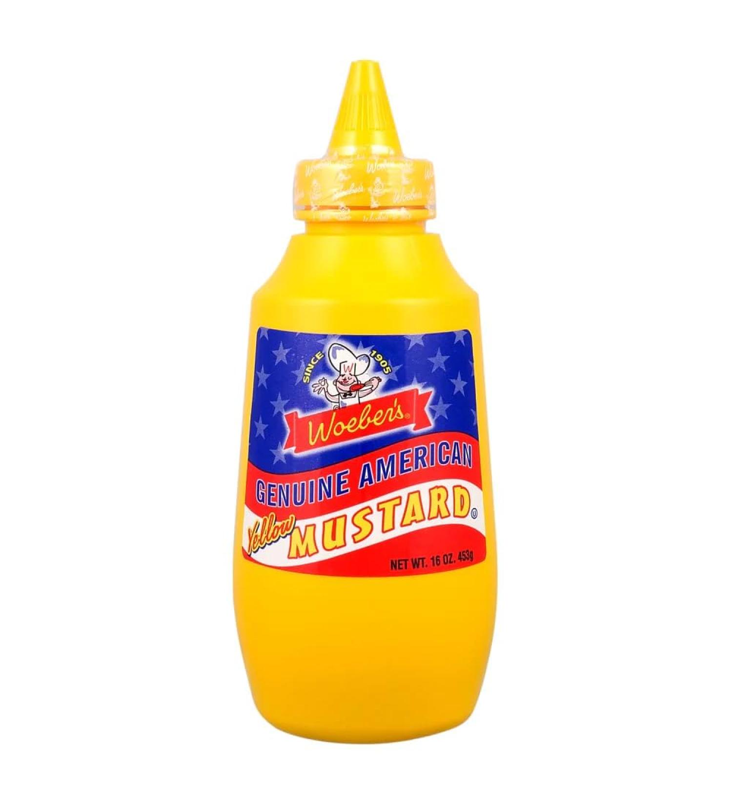 Woeber's Genuine American Yellow Mustard 453g