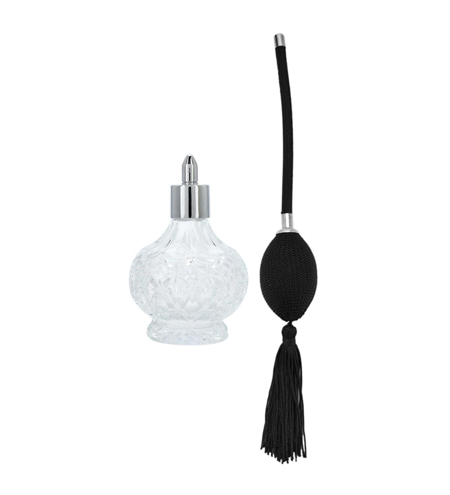 Verdant Touch Spray Bottle Retro Glass Perfume Spray Bottle Atomizer 80ml Refillable Tassel Empty - Buy Online on GoSupps.com