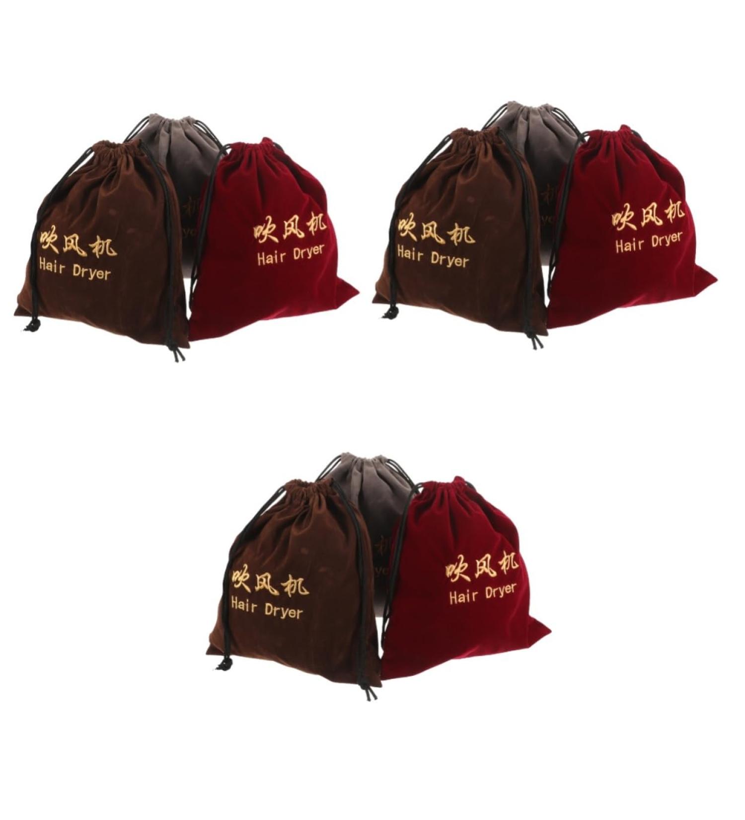 TOVINANNA 9 Pcs Hair Dryer Storage Bag Hair Dryer Bag Storage Bag for Hair Dryer Hair Tool Storage Fabric - Buy Online on GoSupps.com