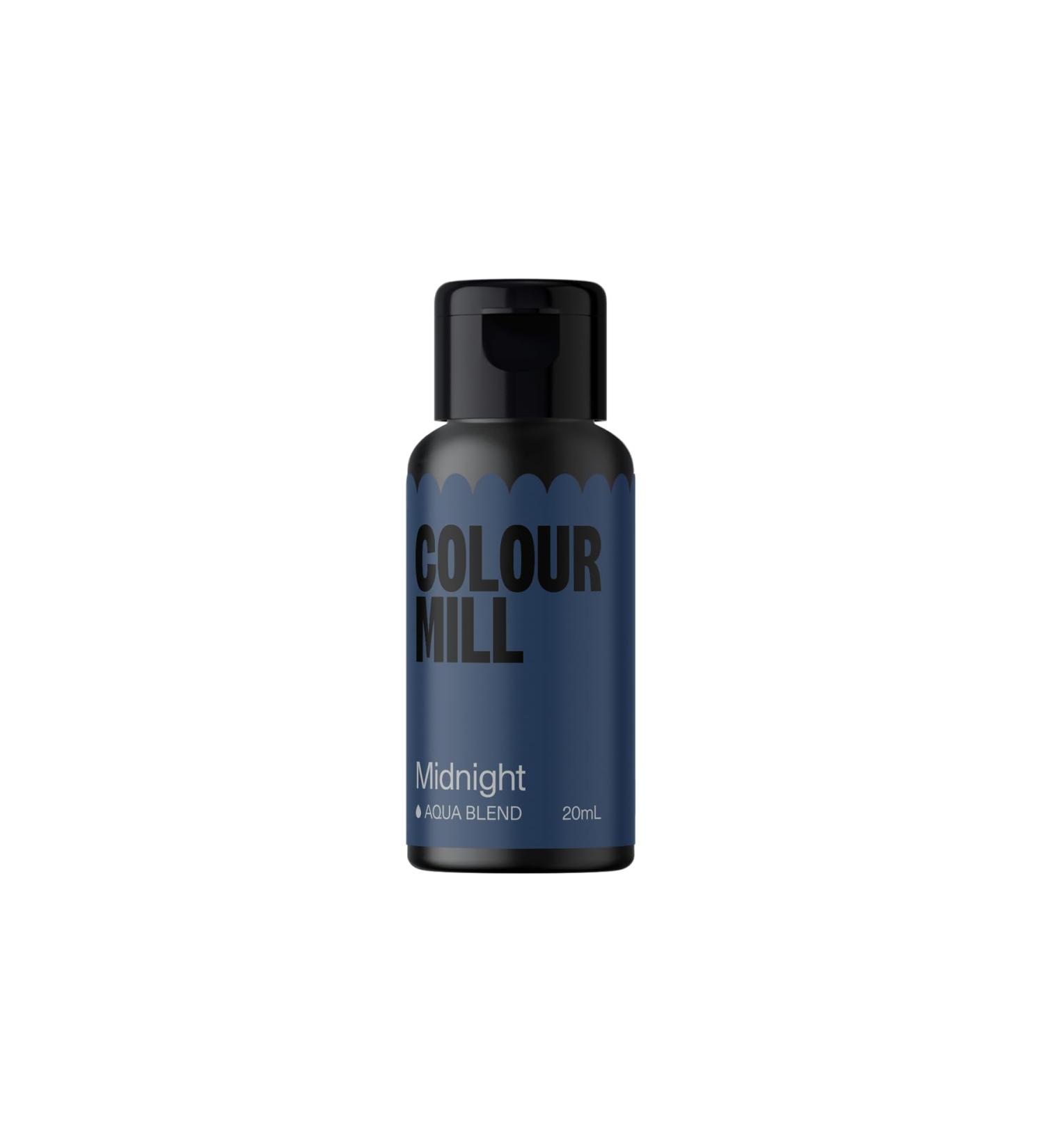 Midnight - Aqua Based Colouring 20ml - Colour Mill