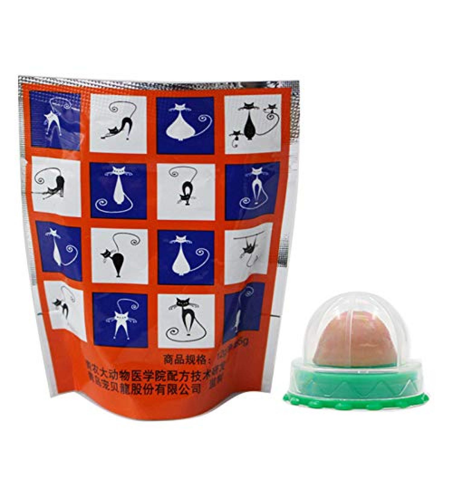 Cat Snacks Catnip Sugar Energy Lick Balls Nutrition Snacks Cat Treats Natural Licking Sugar Snacks Balls 2 Pieces - Buy Online on GoSupps.com