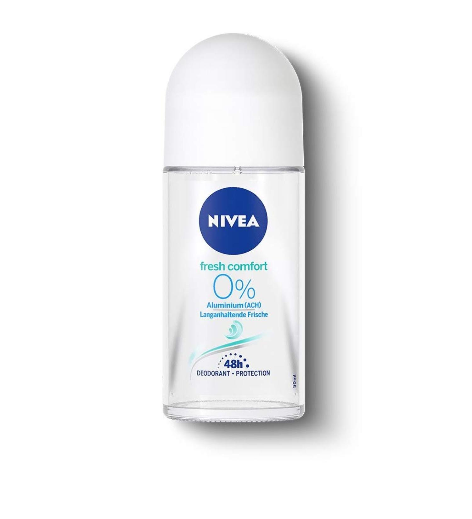Nivea Fresh Comfort Aluminum Free 48h Deodorant Roll-On 50ml | Best International Shipping | Buy Now - Buy Online on GoSupps.com