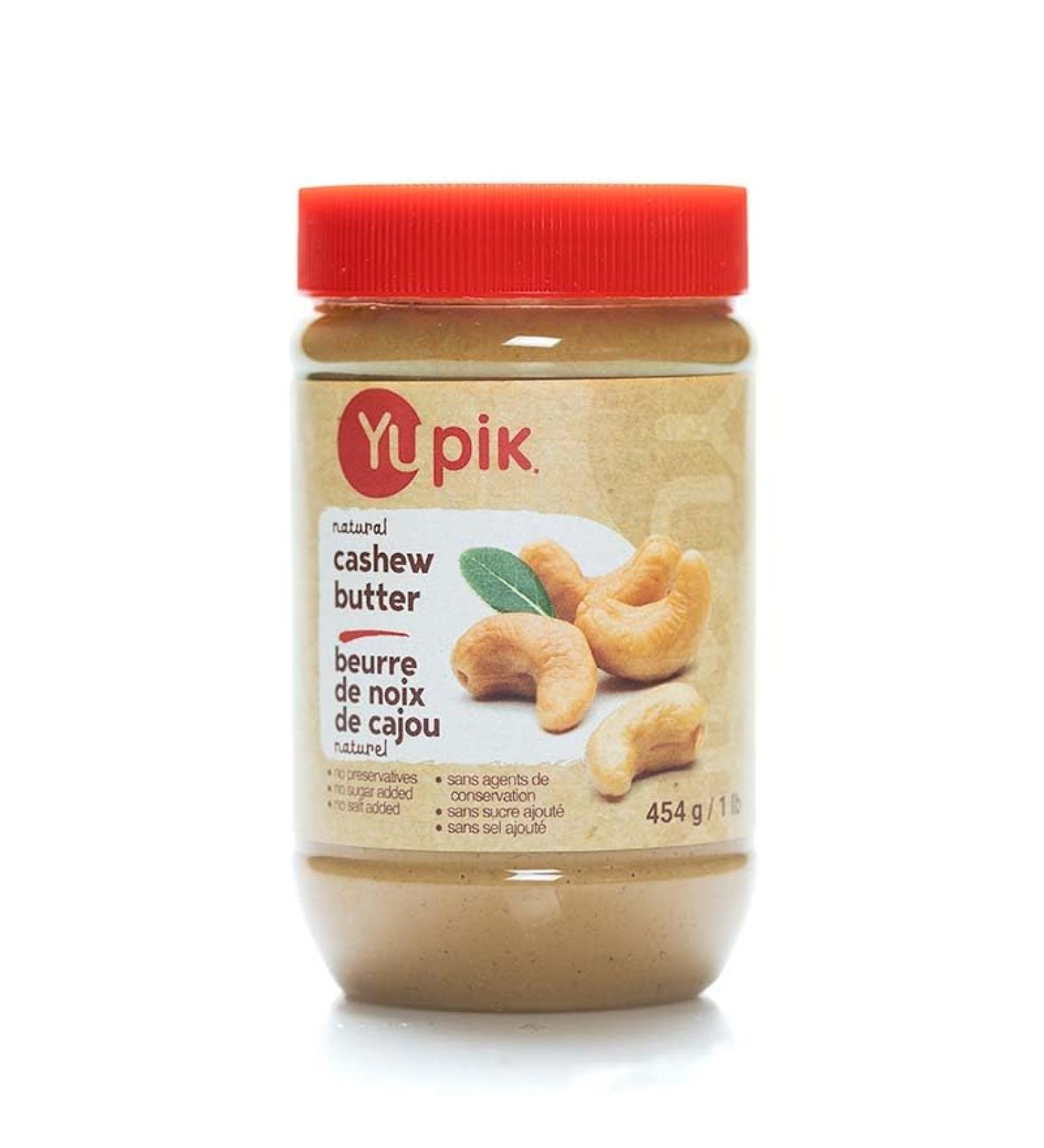 Yupik Natural Cashew Butter 454 g Kosher Gluten-Free GMO-Free Creamy Nut Butter Made with Only Cashews No Added Sugar No Additives Smooth Spread Ideal for Snacks & Recipes - Buy Online on GoSupps.com