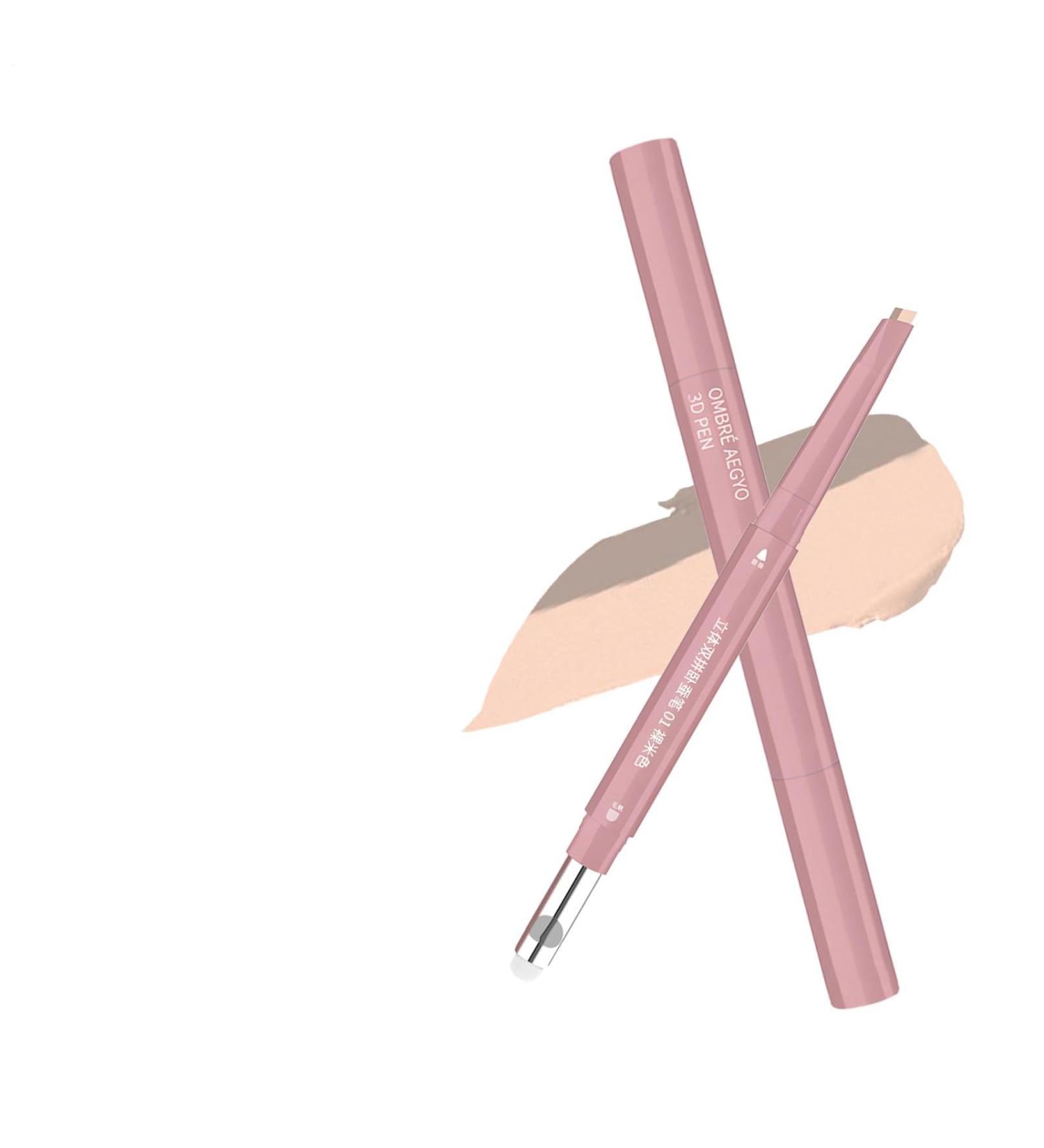Eye Light Corrector Pen | Dual-Ended Illuminating Pen for Eye Contour - 2.5g Easy Blending Travel Face Cream Cosmetics for Wives Mothers Beginners and Professionals - Buy Online on GoSupps.com