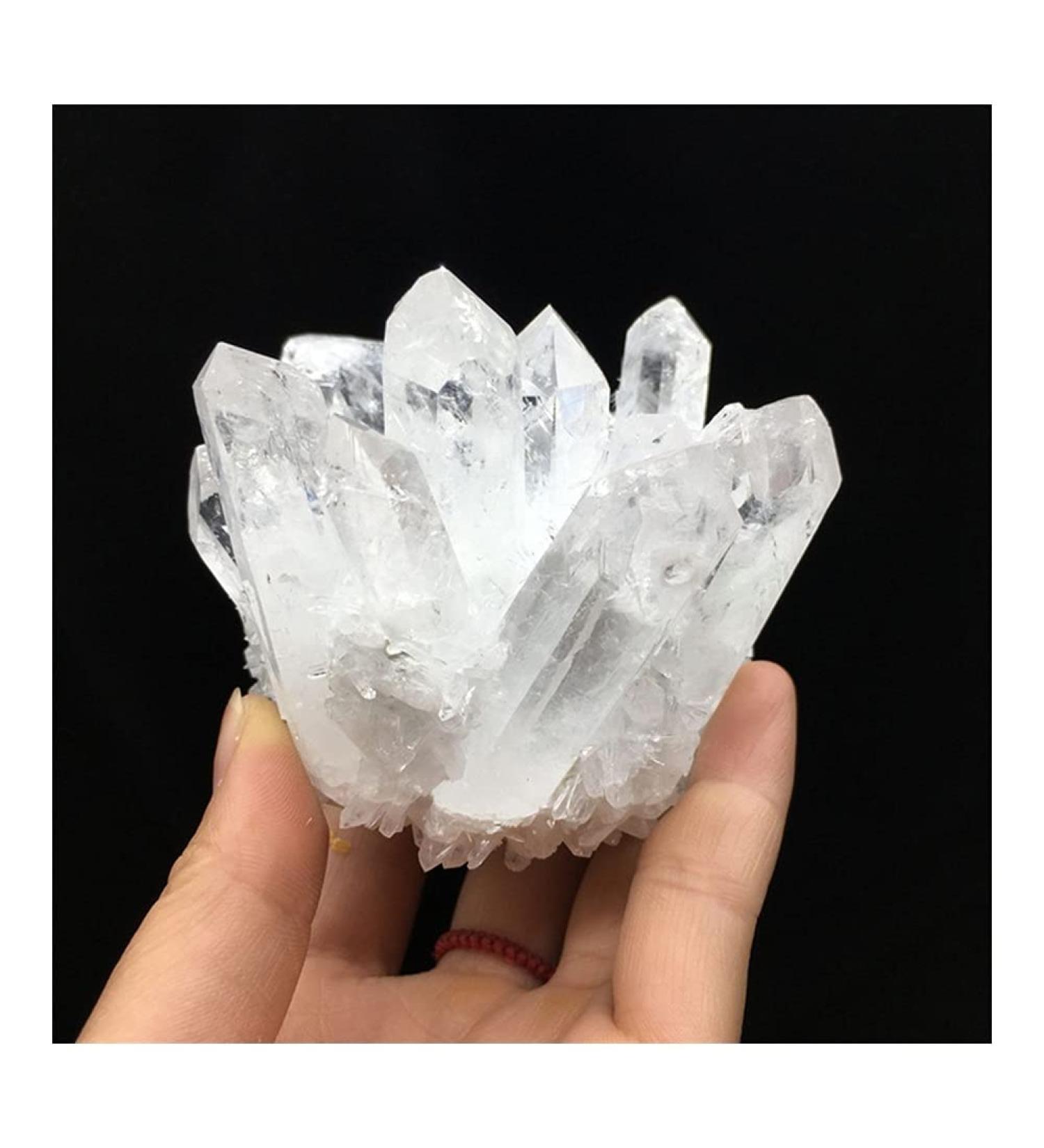 Gift Natural Beautiful White Crystal Cluster Quartz Raw Ore Home Decor Crafts Ornaments Specimens for Healing Crystals (Size : 600-700g) - Buy Online on GoSupps.com