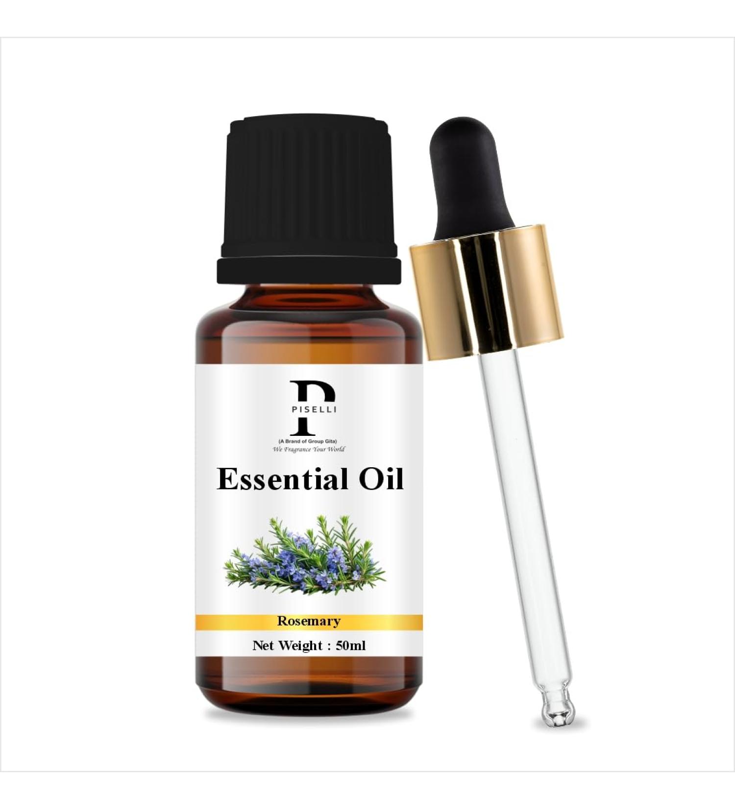 PISELLI Essential Oils Pure Essence: Unlocking The Secrets of Essential Oils - 30/50/100ml - 1.01/1.70/3.38 Fl Oz (30ml Rosemary)