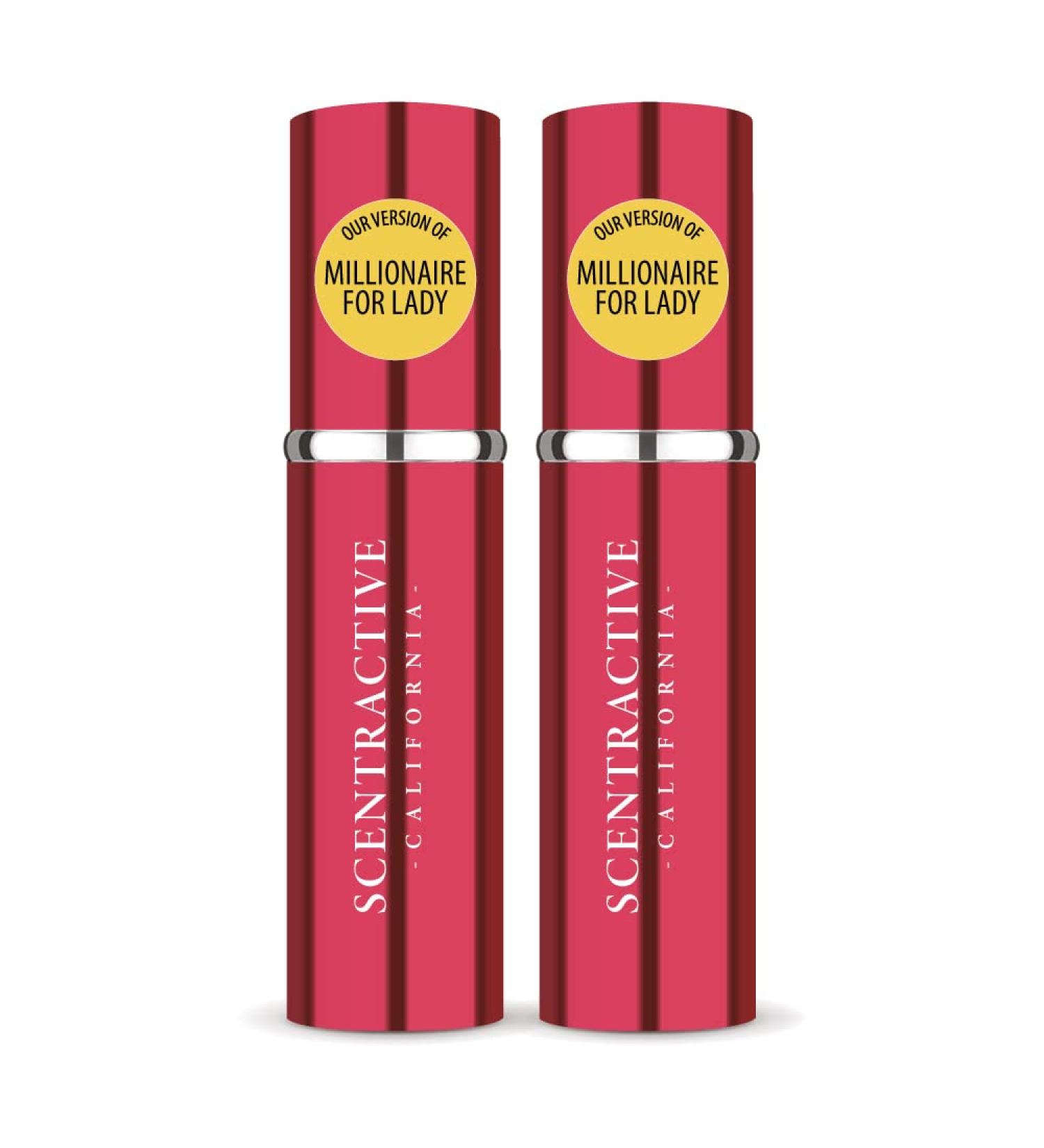 CA Perfume Impression of Paco R. Millionaire For Lady For Women Replica Version Fragrance Dupes Concentrated Long Lasting Eau de Parfum Spray Refillable Atomizer Bottle 0.17 Fl Oz/5ml-X2 PACO R. MILLIONAIRE FOR LADY IMPRESSION 0.34 Fl Oz (Pack of 1) - Buy Online on GoSupps.com