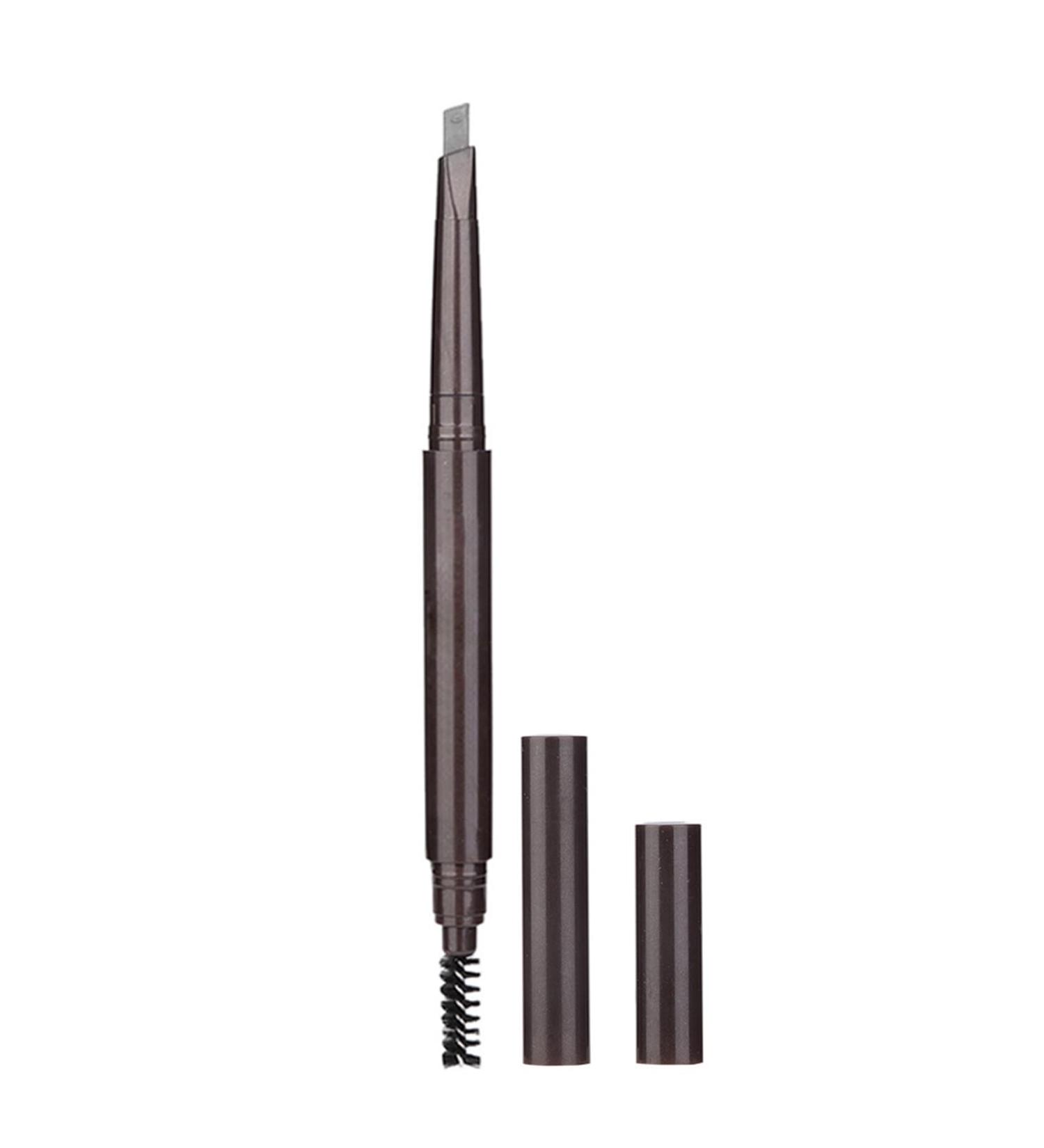 Verdant Touch Dual-Ended Auto-Rotating Eyebrow Pen with Brush Grey 4 - Buy Online on GoSupps.com