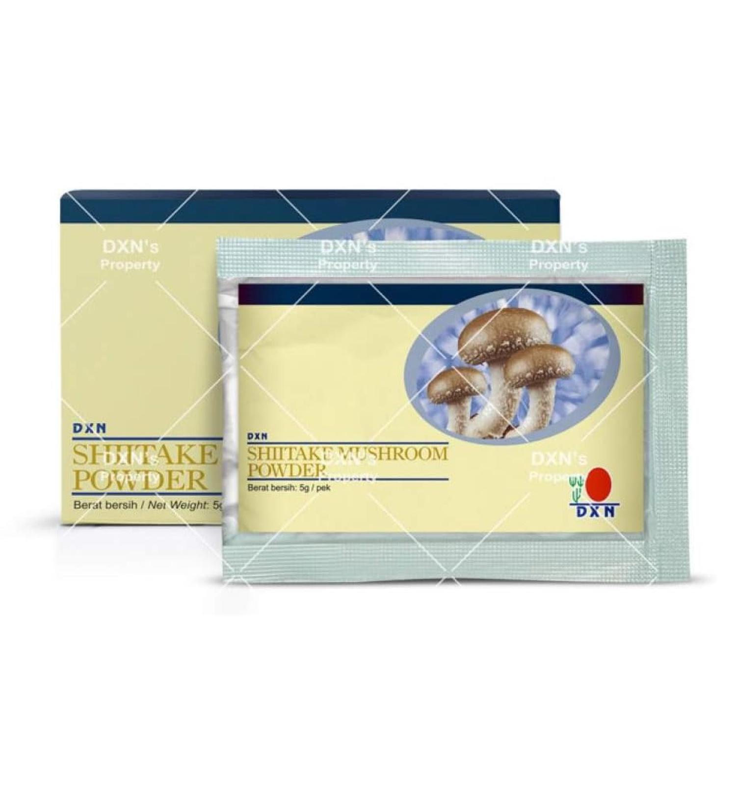 DXN Shiitake Oak Mushroom - 10 sachets of 5g infusion - Buy Online on GoSupps.com