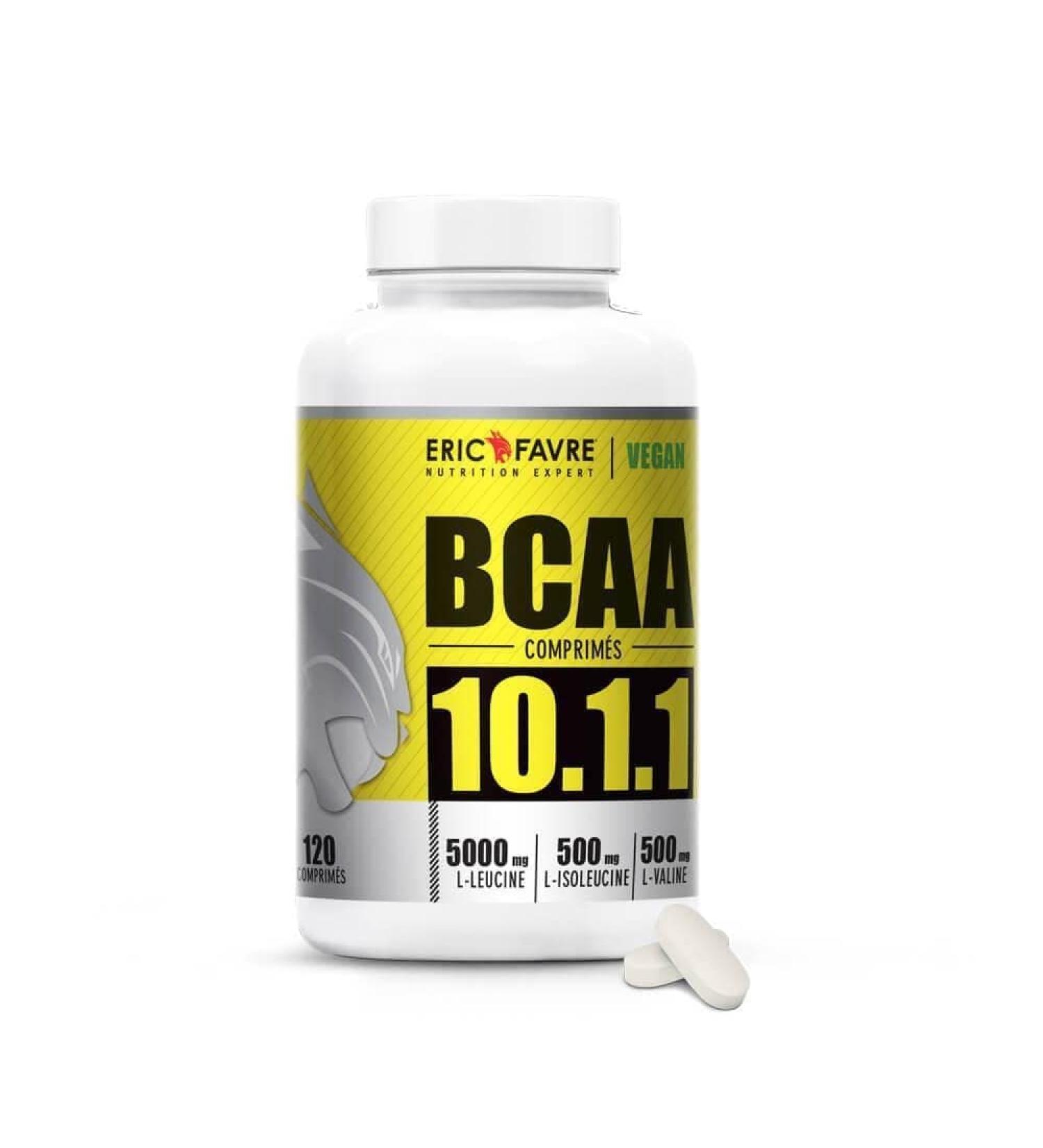 BCAA TABLETS 10.1.1 - Amino Acids Vegan Bodybuilding Highly Dosed - Your Ally For Effective Workouts - Enhanced Performance - Program 30J - French Laboratory Eric Favre - Buy Online on GoSupps.com
