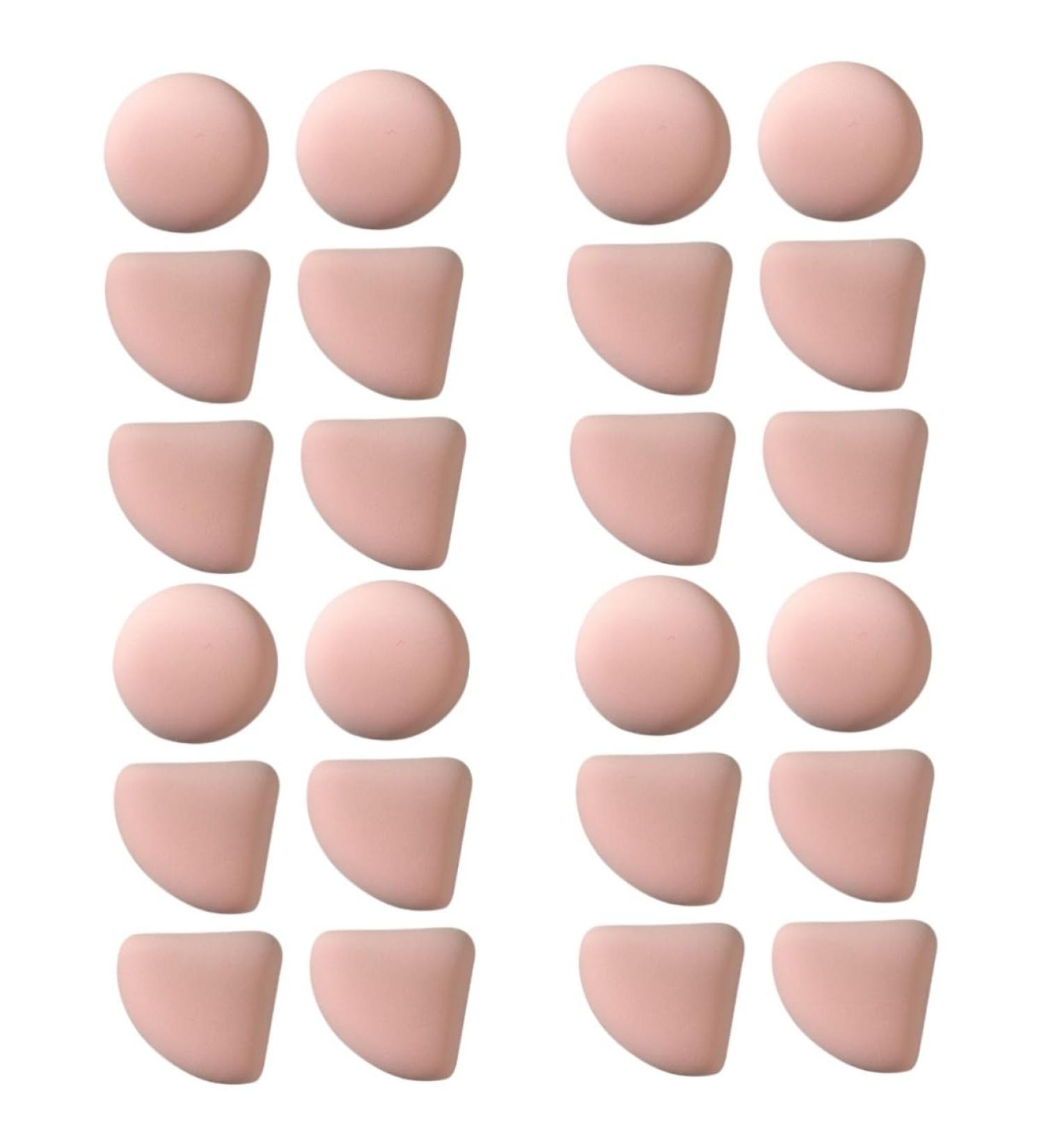 FRCOLOR 24 Pcs Puff Supple Powder Puffs - Handheld Makeup Applicators for Liquid & Blush | Air Sponge Travel Puffs & Cotton Pads - Buy Online on GoSupps.com