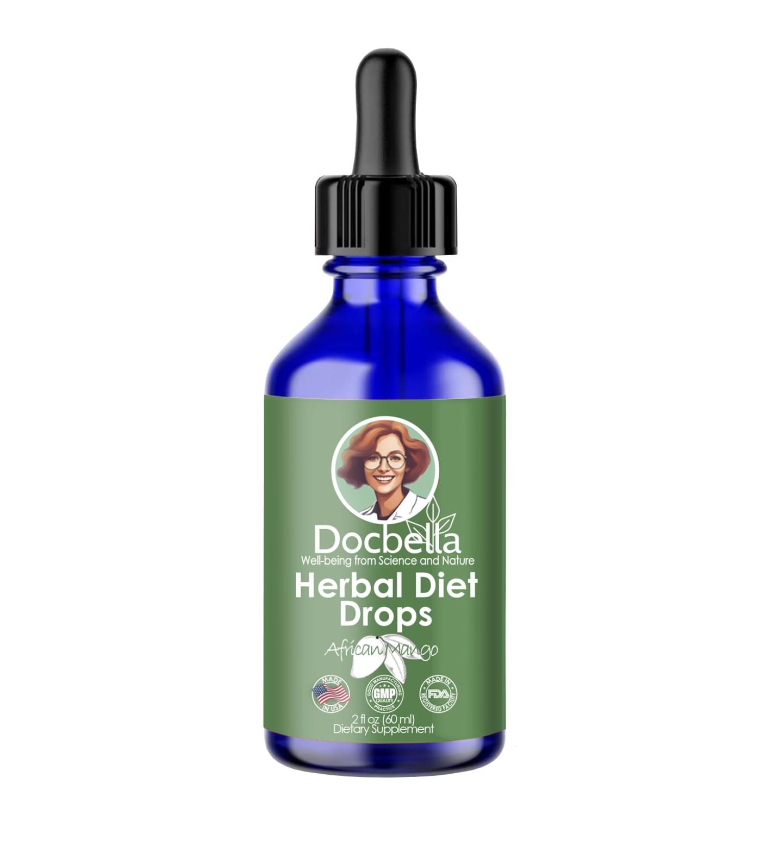 Herbal Diet Drops | African Mango & Amino Acid Complex | HCG & Hormone Free | Made in USA - International Shipping - Buy Online on GoSupps.com
