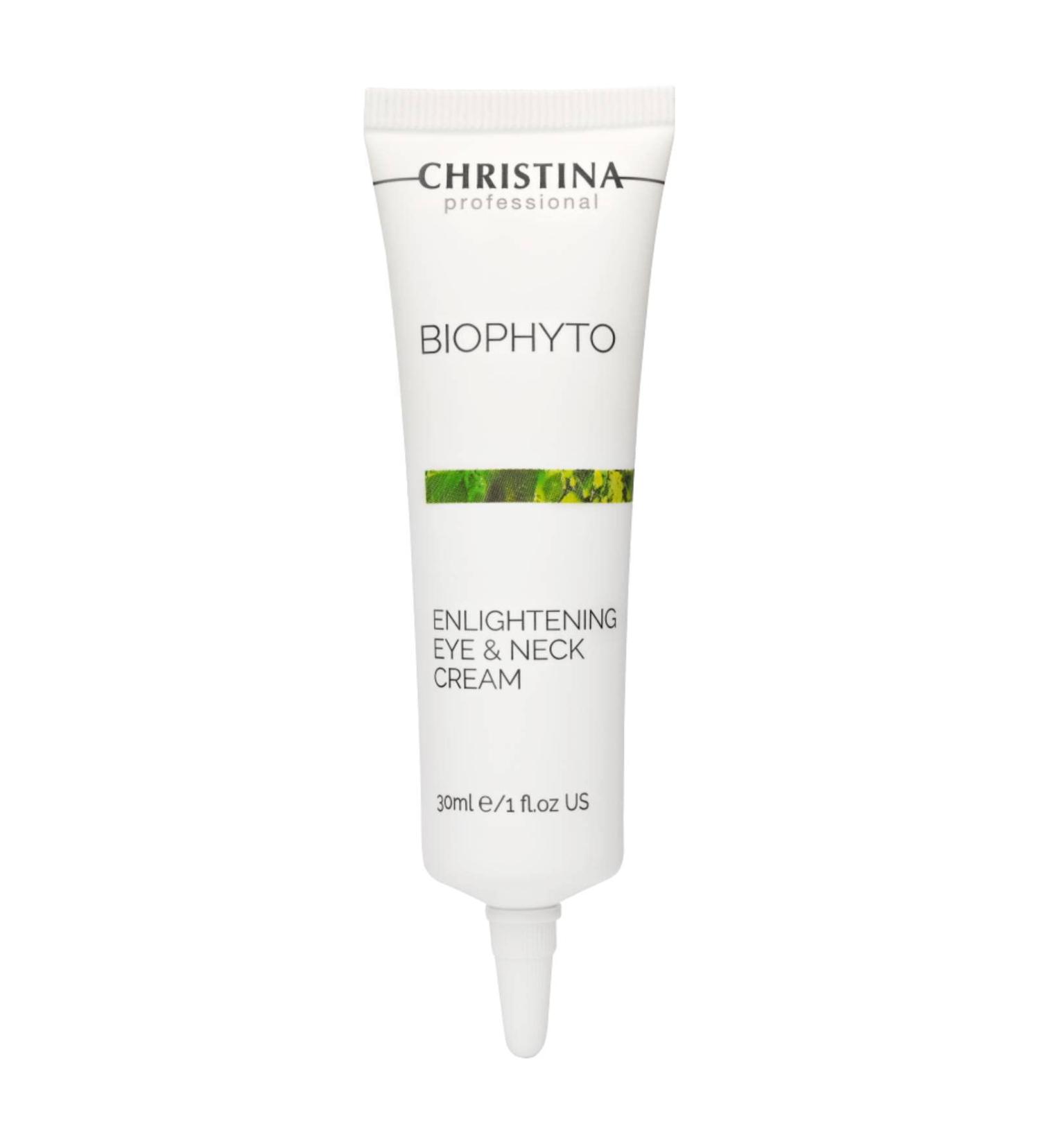 Buy CHRISTINA Bio Phyto Enlightening Eye and Neck Cream - Vitamin E Hydrating Under Eye Cream for All Skin Types - 30ml - International Shipping Available - Buy Online on GoSupps.com