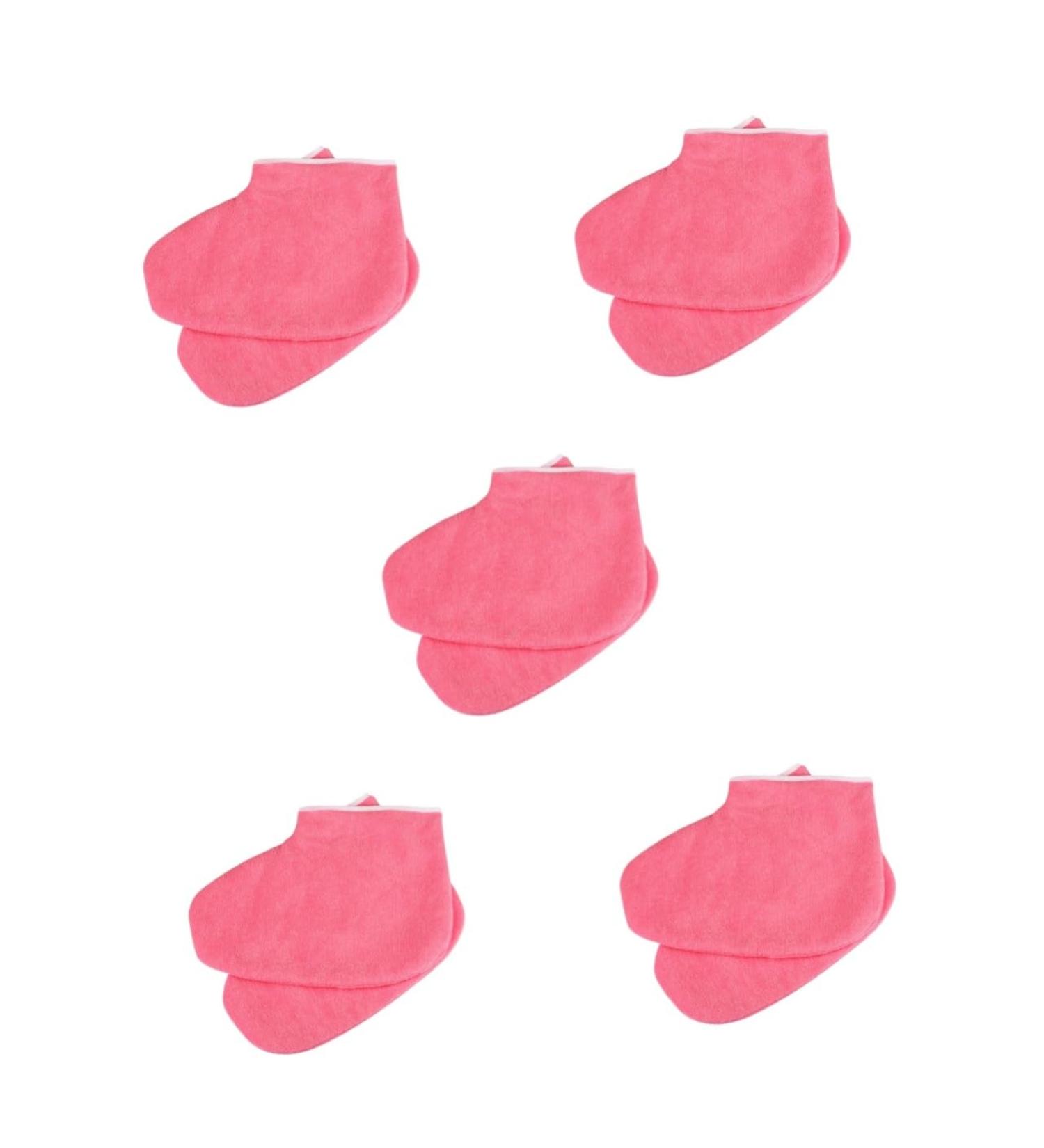 FRCOLOR 5 Pairs Paraffin Glove Bachelor Party Decorations Paraffin Bath Reusable Moisturizing Socks Spa Mittens Paraffin Foot Covers Foot Lotion Socks Wax Foot Bath Red Care Gloves - Buy Online on GoSupps.com