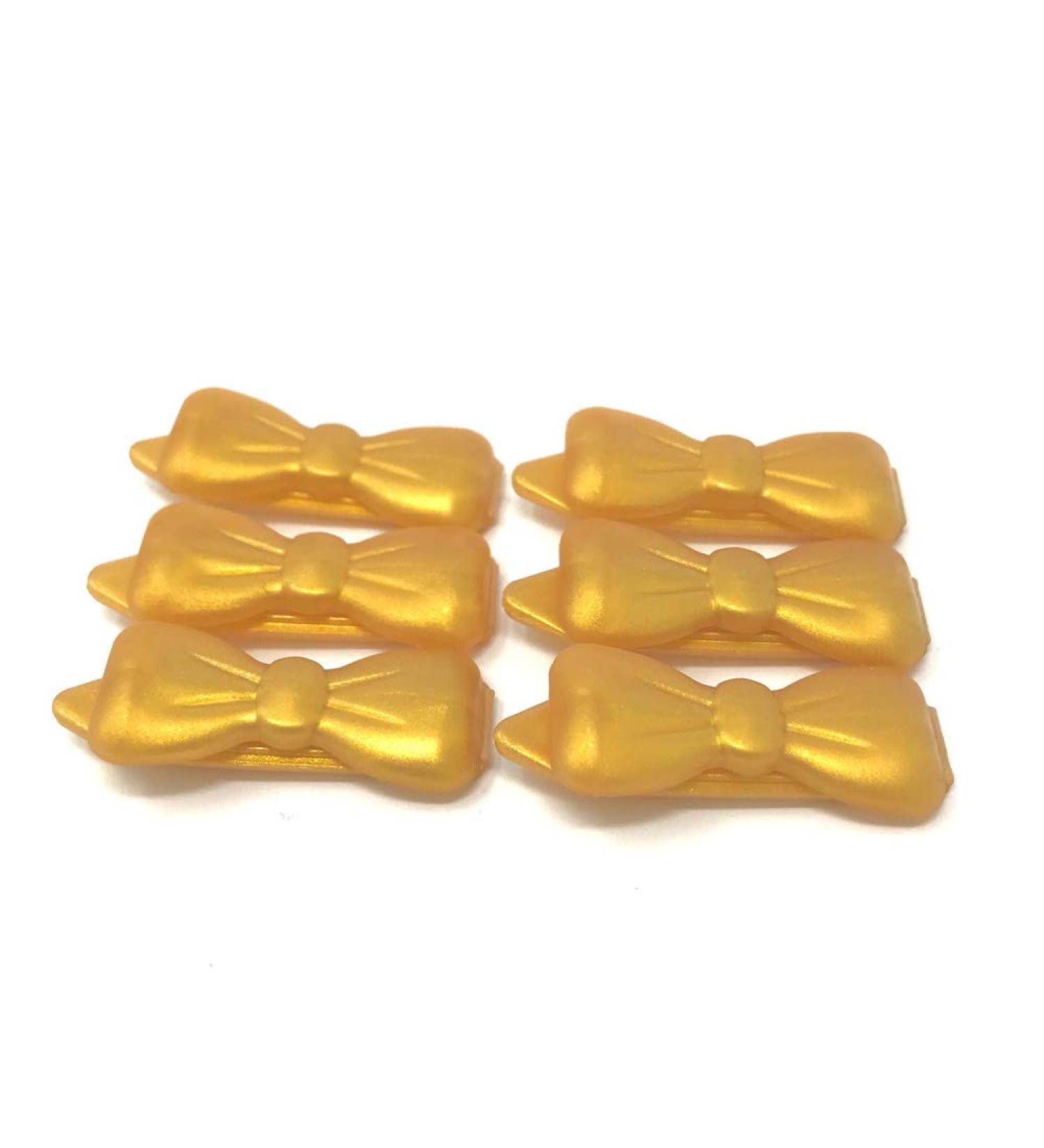 Mini Hair Clip for Pets Hair Accessories Dog Hair Clip 6 Pieces Hair Clips Gold 23