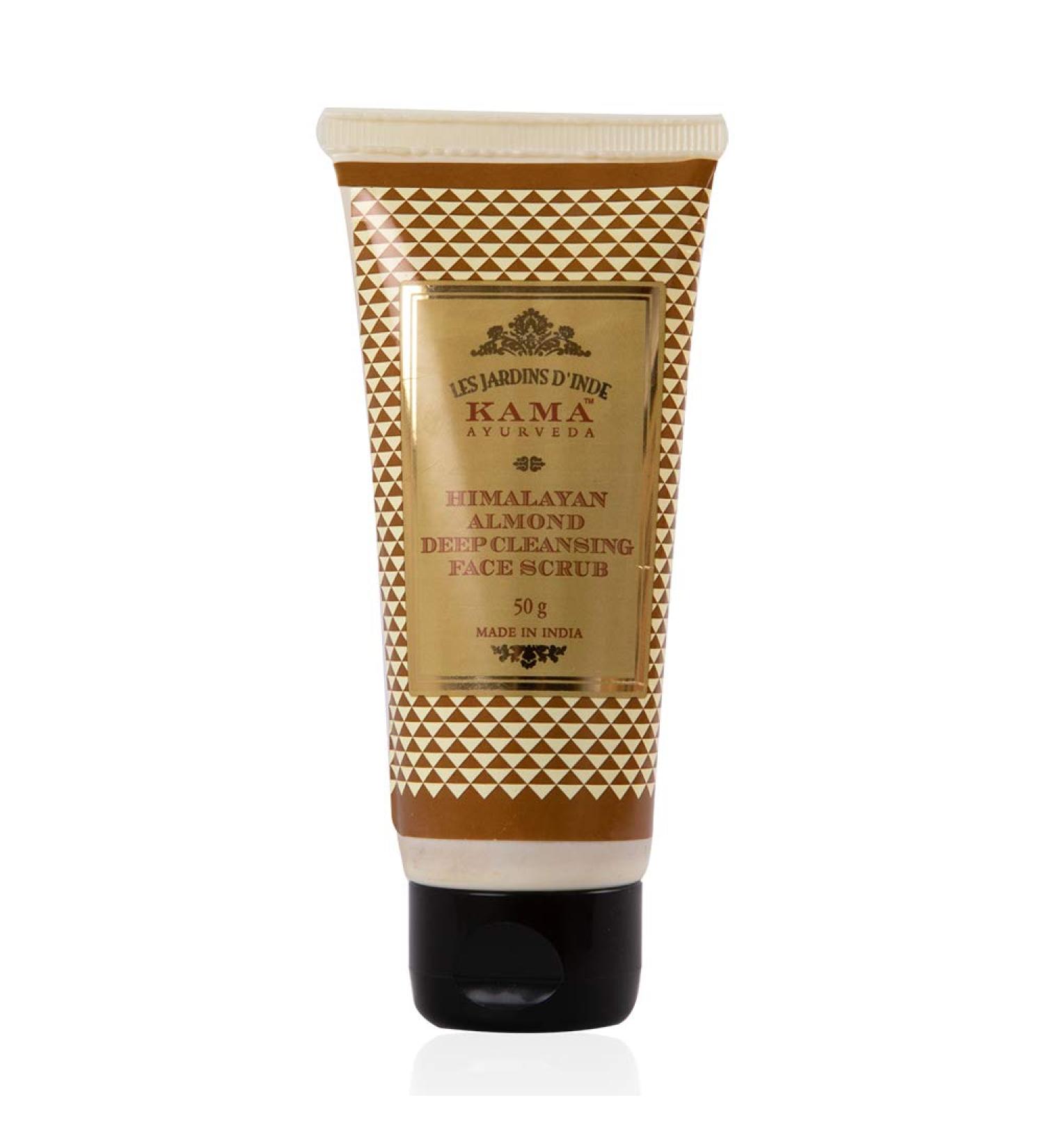 Kama Ayurveda Himalayan Almond Deep Cleansing Face Scrub for Men - 50g | Best International Shipping & Gentle Exfoliation - Buy Online on GoSupps.com