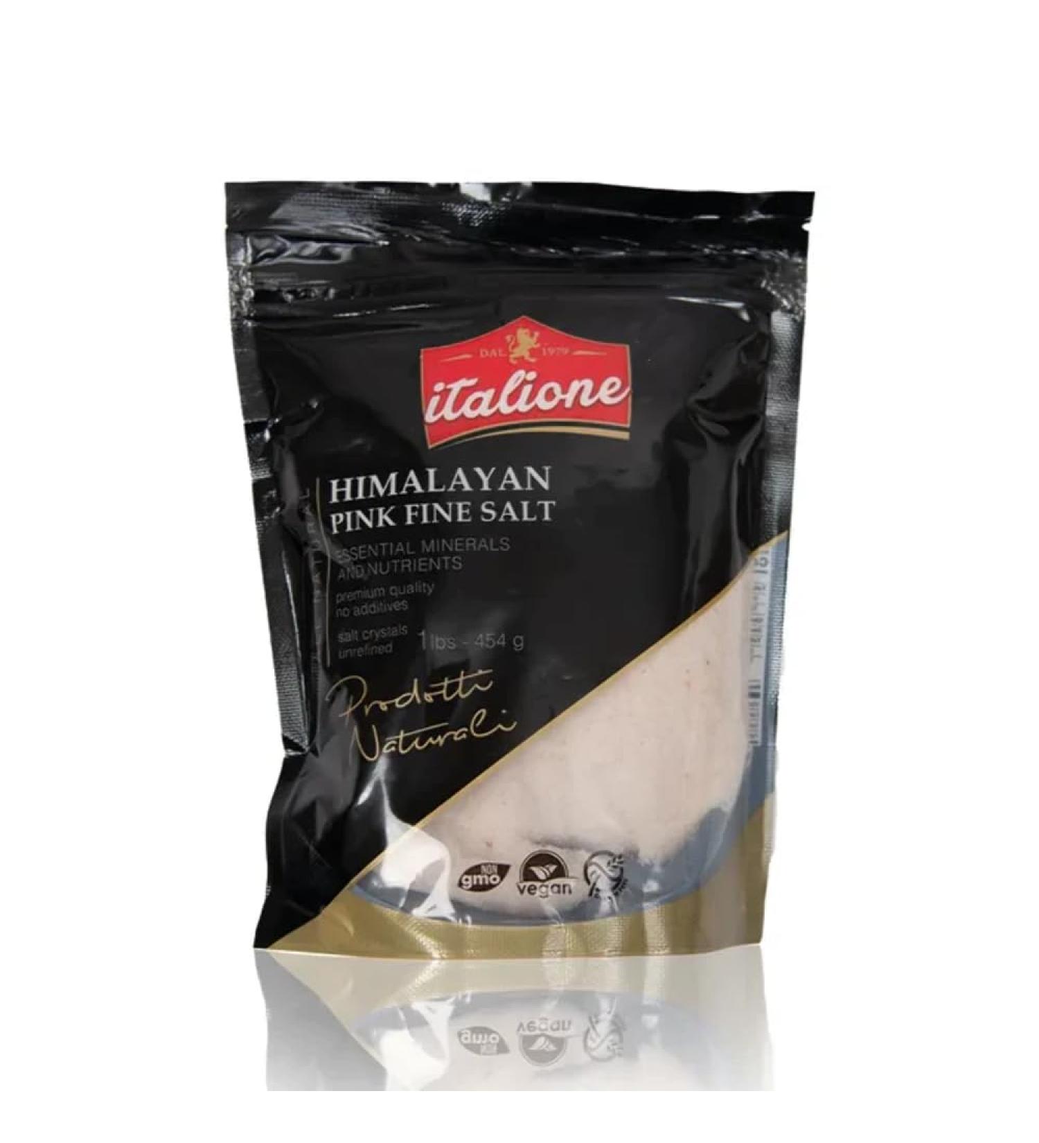 Italione Pink Himalayan Fine Salt 1 x 454g 1 x 454g