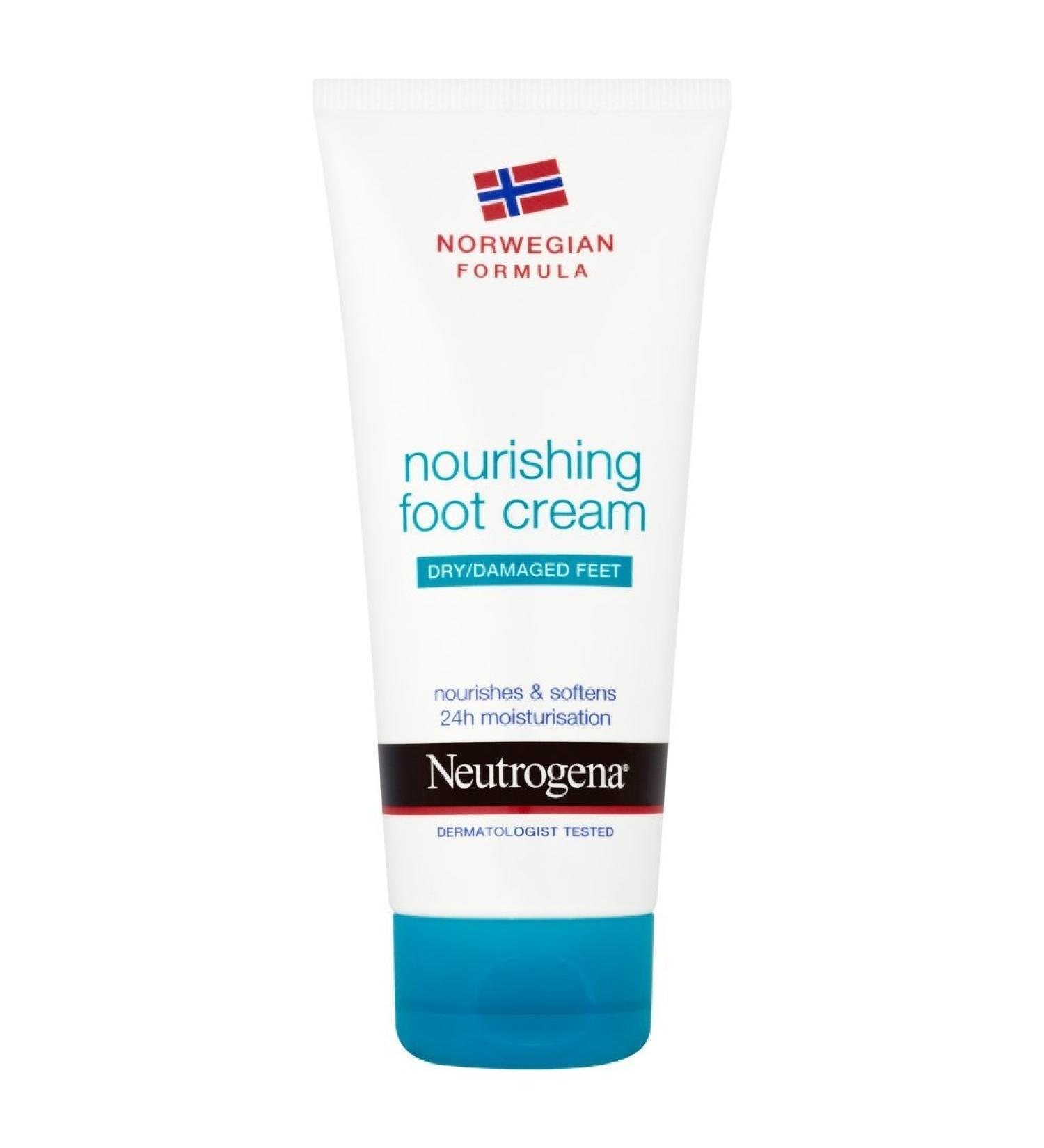 Neutrogena Norwegian Formula Nourishing Foot Cream for Dry/Damaged Feet - 100ml - Buy Online on GoSupps.com