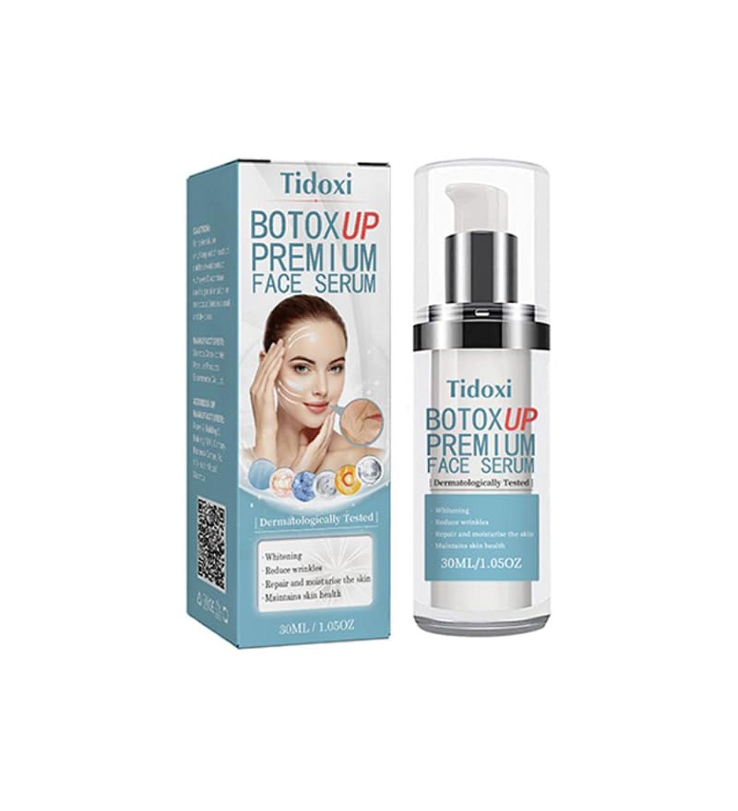 Buy Botox Face Serum | Botox Up Premium Anti-Aging Collagen Boost with Retinol Niacinamide Ceramides & Vitamin C - International Shipping - Buy Online on GoSupps.com