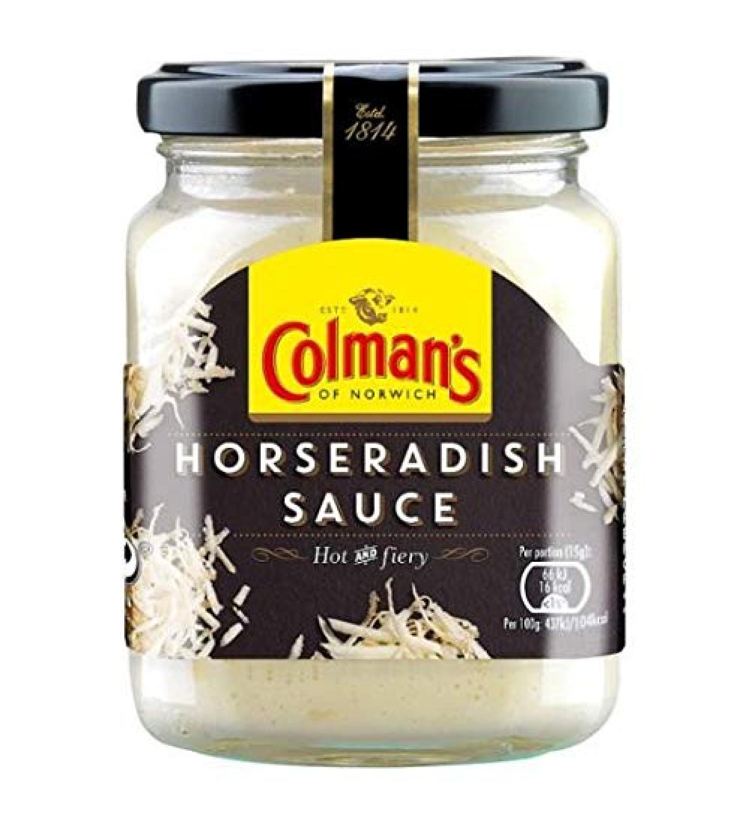 Colmans Horseradish Sauce 136g (Pack of 3)