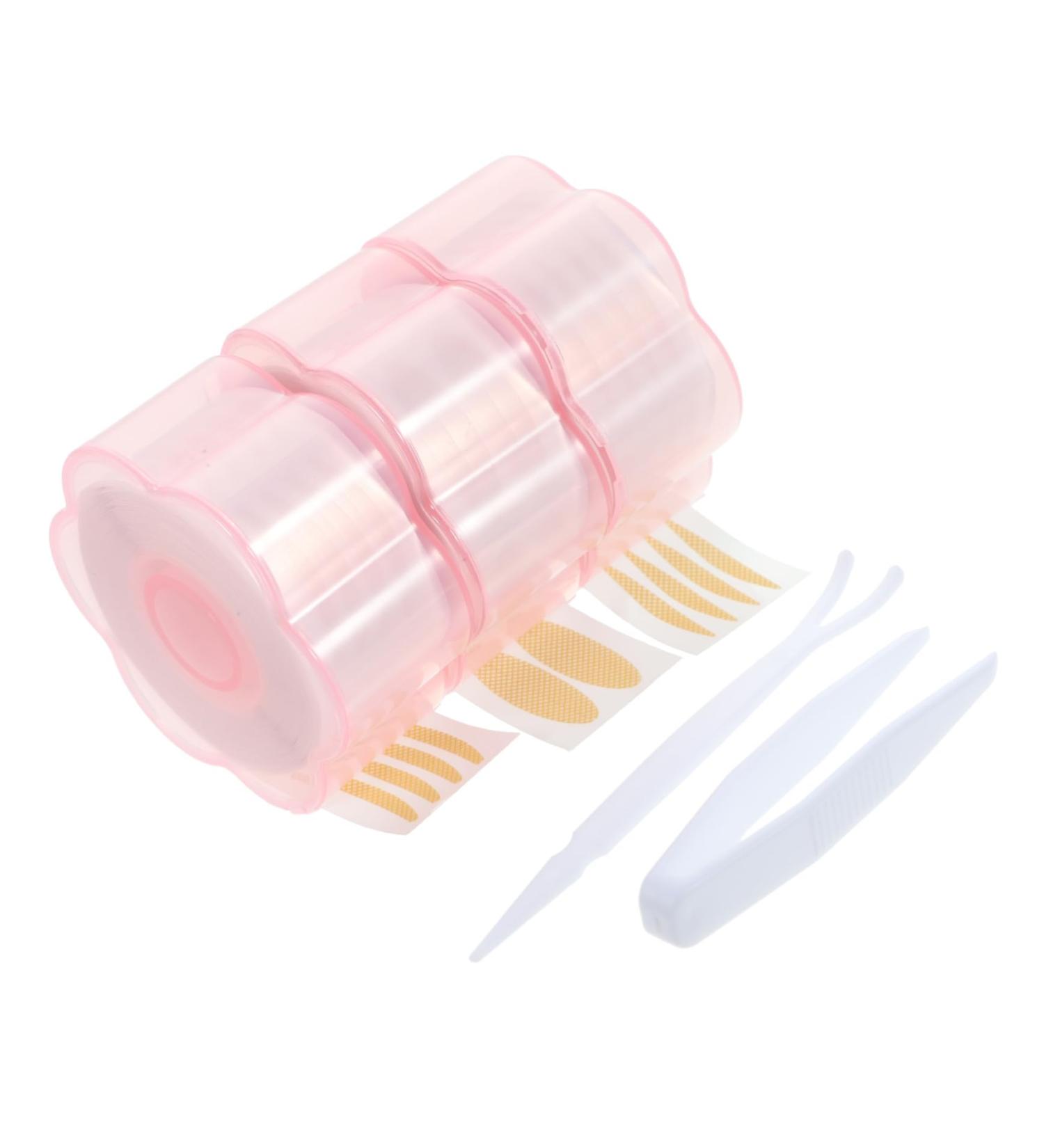 BIUDECO 3 Rolls Lace Double Eyelid Sticker Eyelid Strips Invisible Wire Wall Grid Flower Crown Eyelash Reel - Buy Online on GoSupps.com