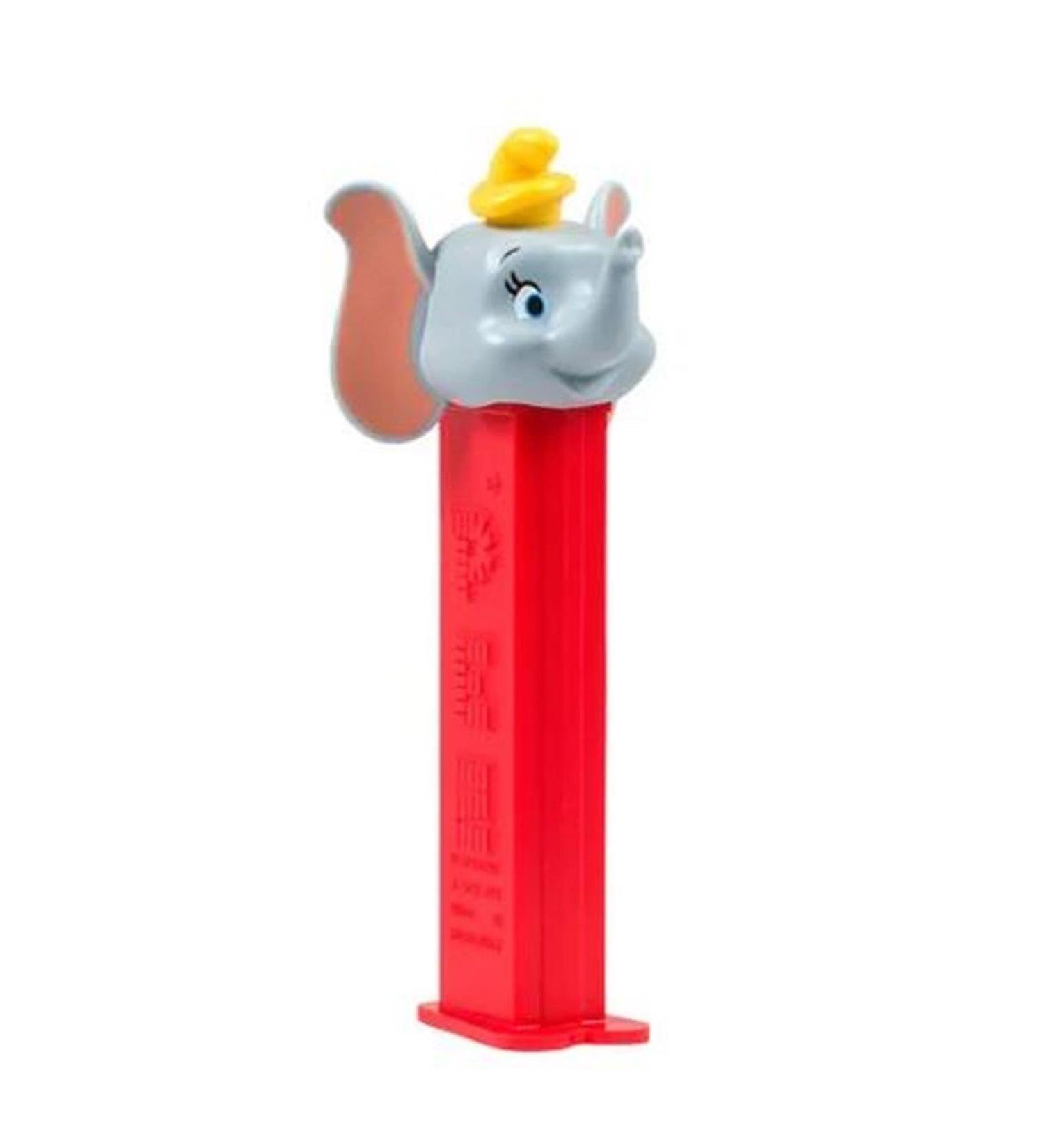 PEZ Disney Animals Simba 101 Dalmatians Bambi Dumbo pez Dispenser Refillable Collect Them All (Dumbo One Size) Dumbo 1 Count (Pack of 1)