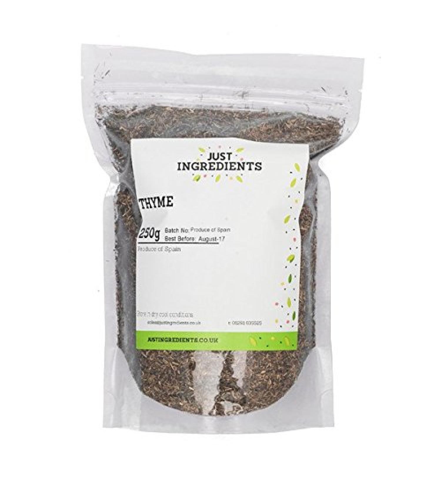 JustIngredients Essential Thyme 250 g - Pack of 5