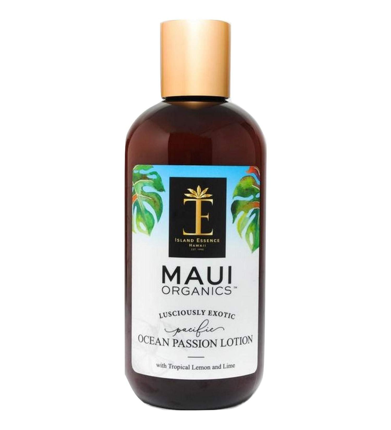 Maui Organics Intense Moisture and After Sun Lotion Ocean Passion 8.5 Ounce