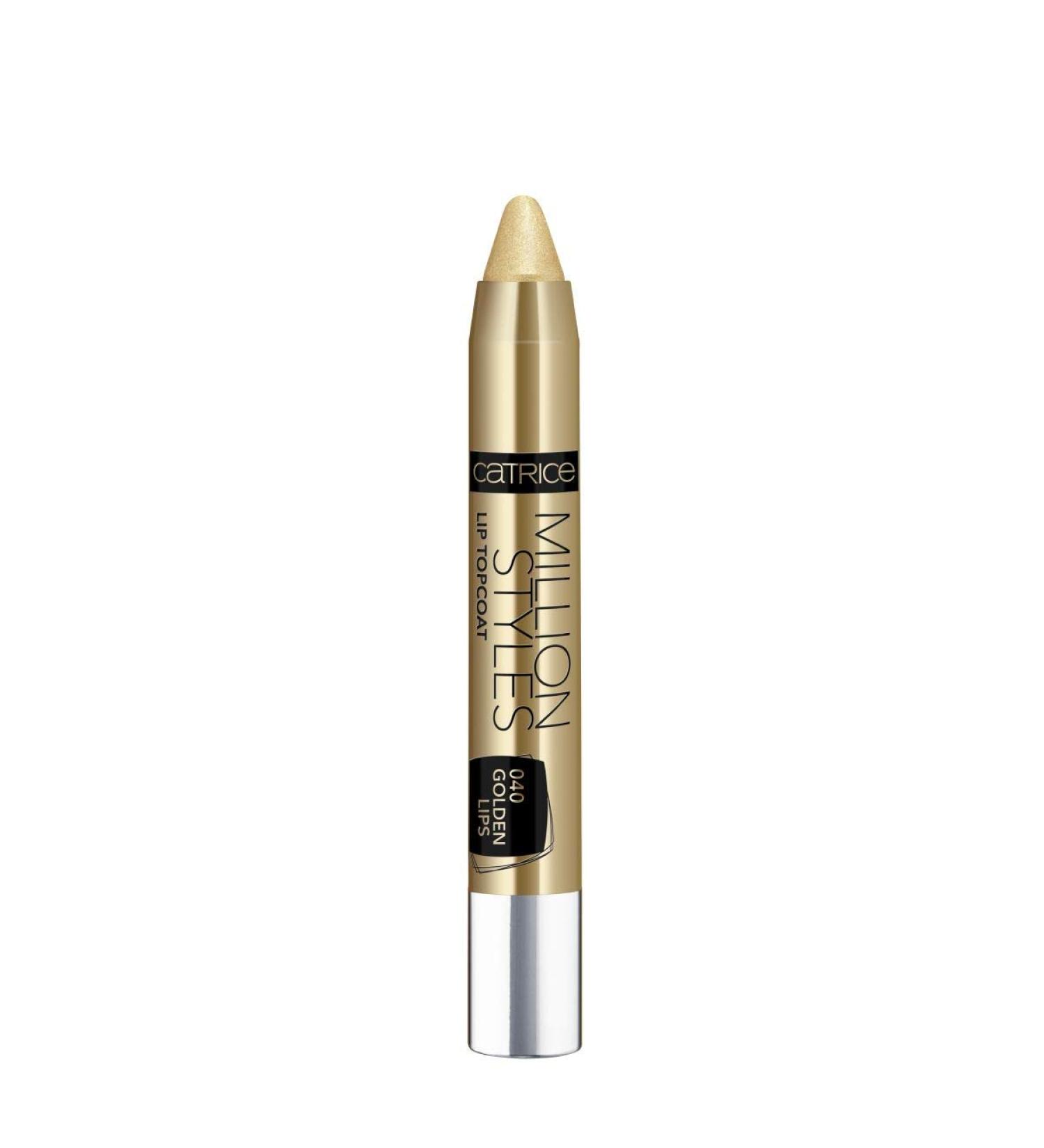 Catrice Lips Lipstick Million Styles Lip Topcoat No. 040 Golden Lips 2 g