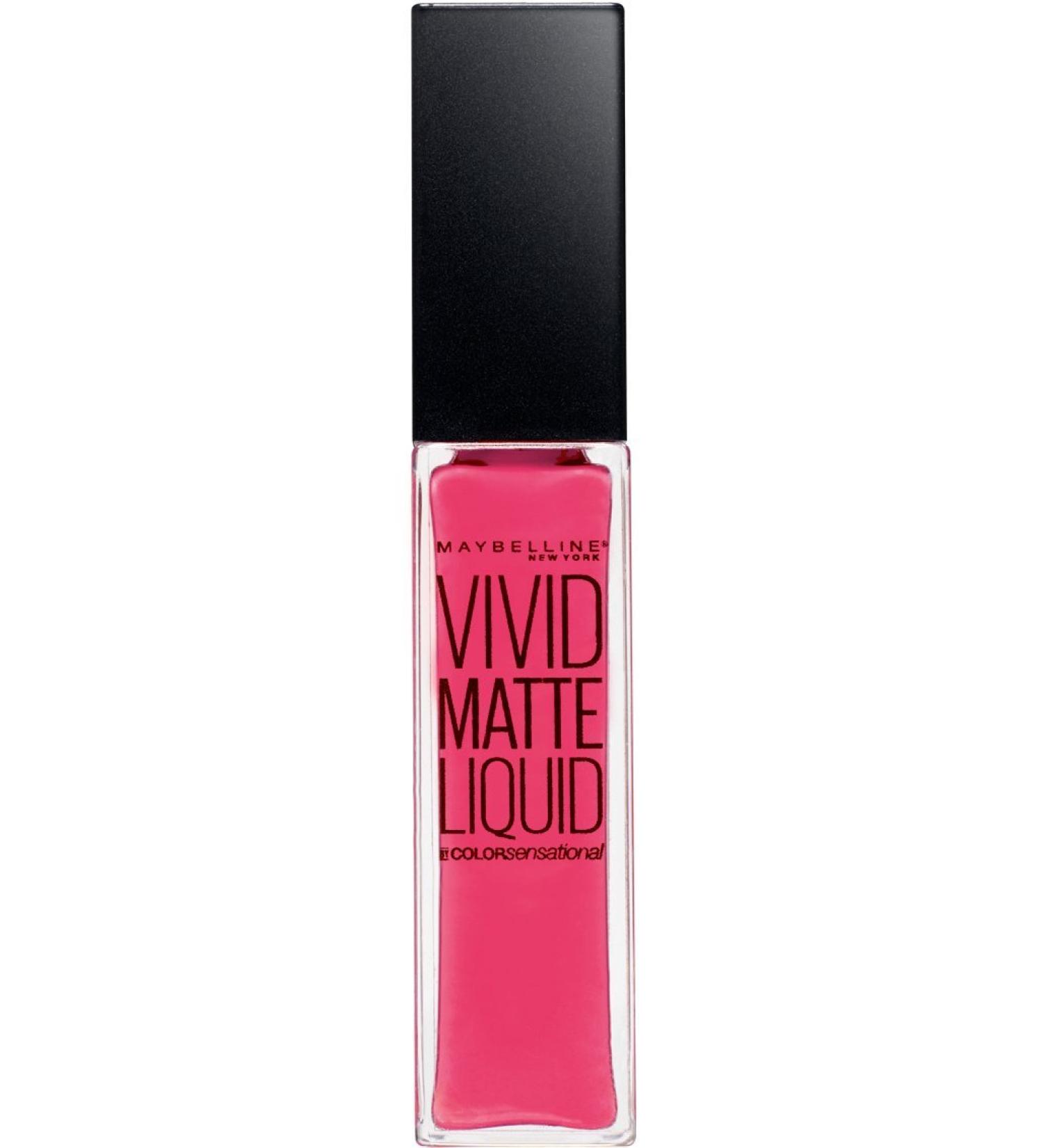  Maybelline GEMEY MAYBELLINE Color Sensational Vivid Matte Liquid Lipstick 20 Coral Courage - Buy Online on GoSupps.com