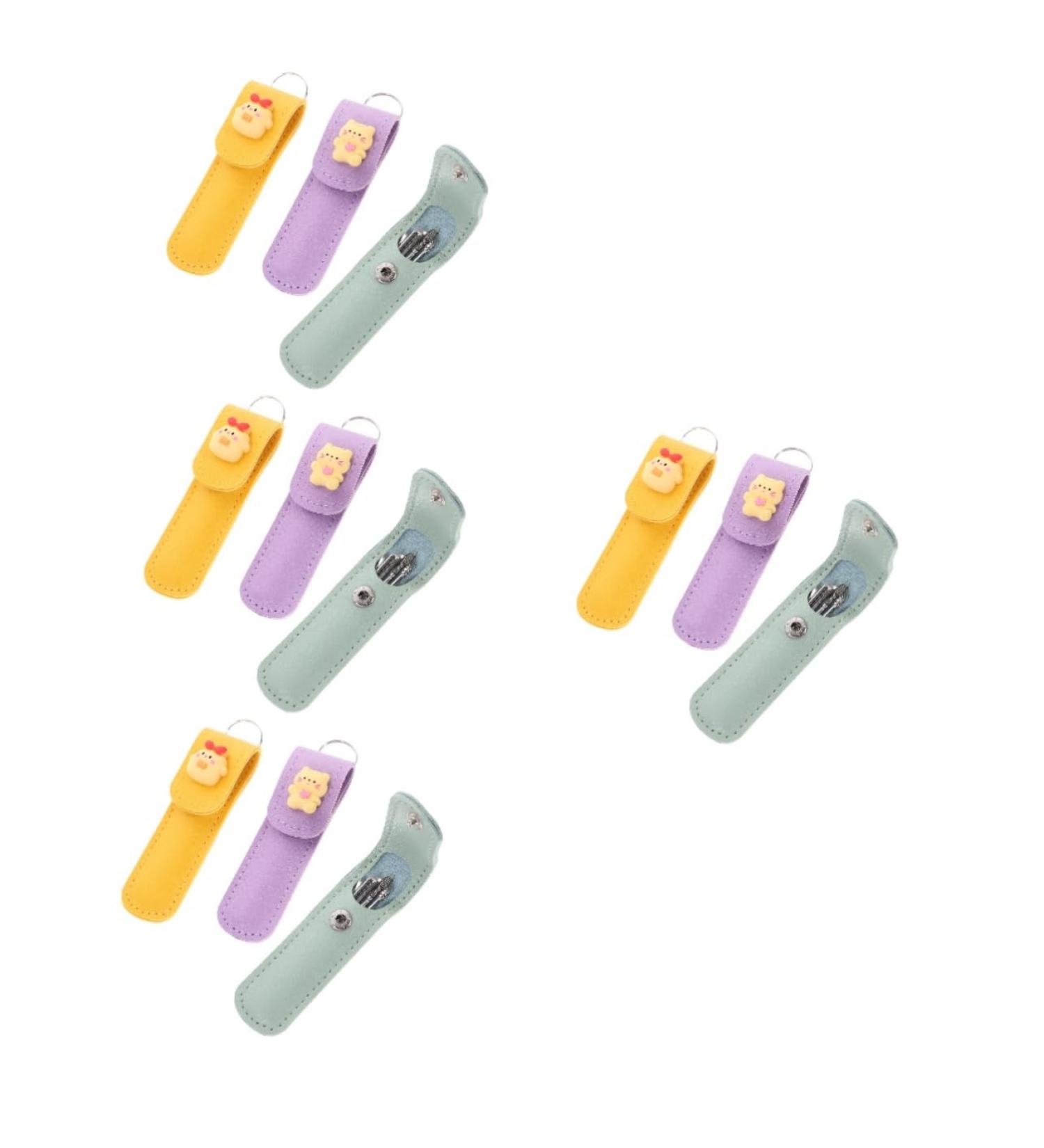 GLEAVI 12 Sets Earpick & Massage Spoon Kit - Portable Silicone Ear Plugs Pore Cleaner & Stainless Steel Ear Spoons for Ultimate Ear Care - Buy Online on GoSupps.com