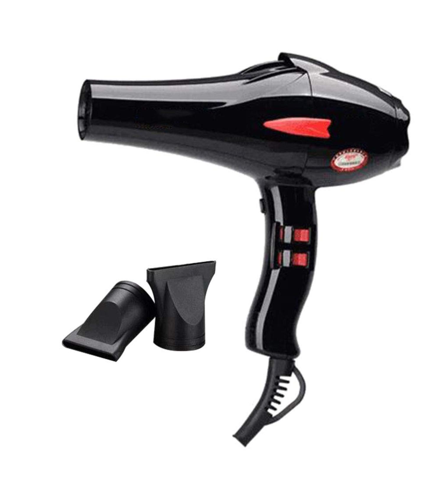 Hair Dryer with LED Indicator Powerful AC 2300W Professional Hairdryer Negative Ionic Technology Hairdryer with Nozzle with 3 Heat 2 Speed Settings Low Noise for Home and Salon Black Small Gift - Buy Online on GoSupps.com
