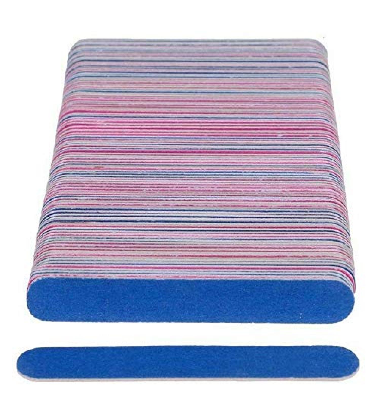 100pcs Disposable Mini Nail File 180/240 Grit Double Sided Emery Board Nail Buffering Files for Home and Salon Use Pedicure Manicure Travel - Buy Online on GoSupps.com