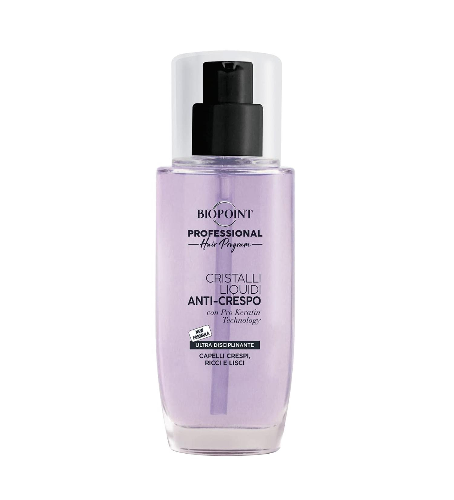 Biopoint Professional Crystal Anti-Curling Liquid Ultra Disciplinary Hair Curlers Ricci E Lisci 75 ml