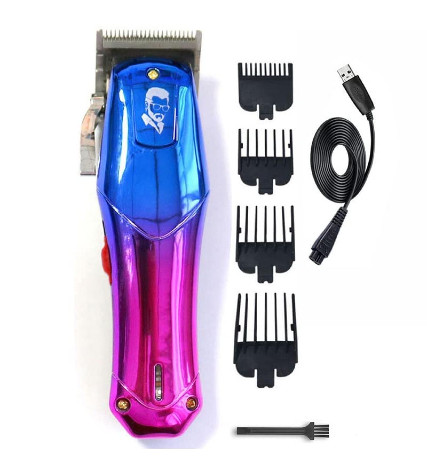 Professional Hair Clippers 390 | Adjustable Rechargeable Electric Trimmer for Men | Cordless Beard & Hair Cut | Premium Quality with Box - Buy Online on GoSupps.com