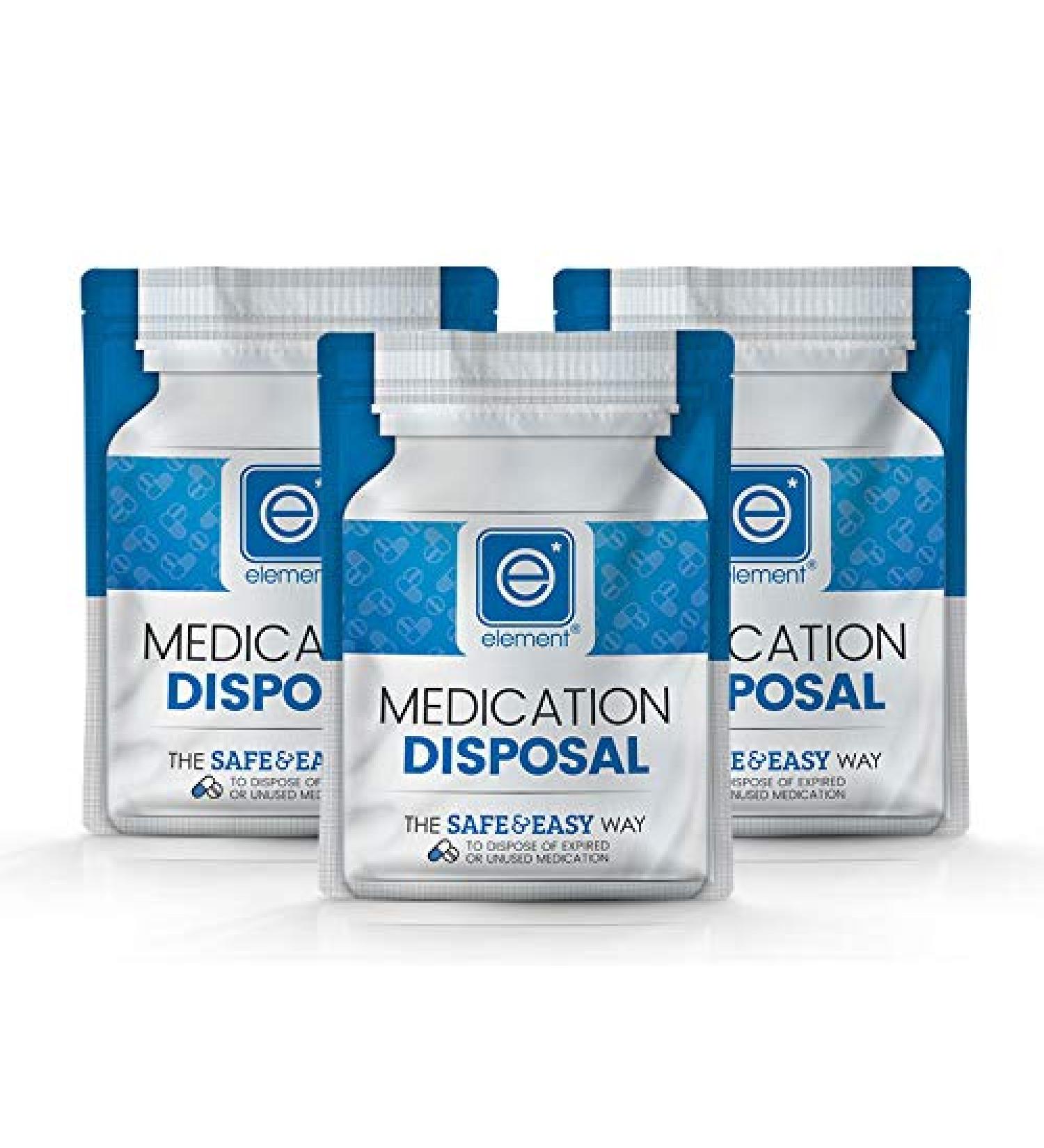 Element MDS Ready-Packs - Medication Disposal System - 3 Pack - Buy Online on GoSupps.com