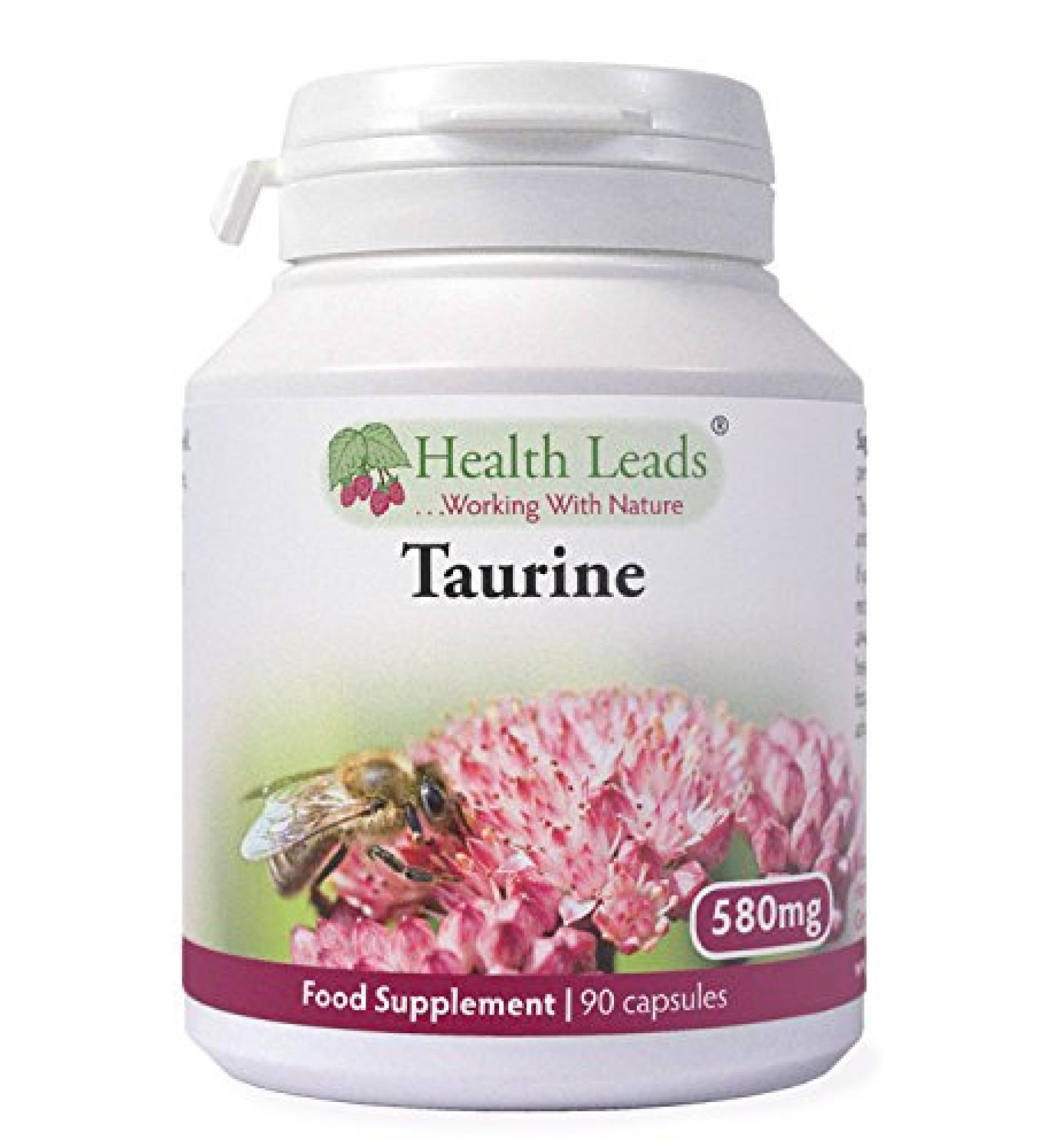 Taurine 580mg x 90 Capsules - Buy Online on GoSupps.com