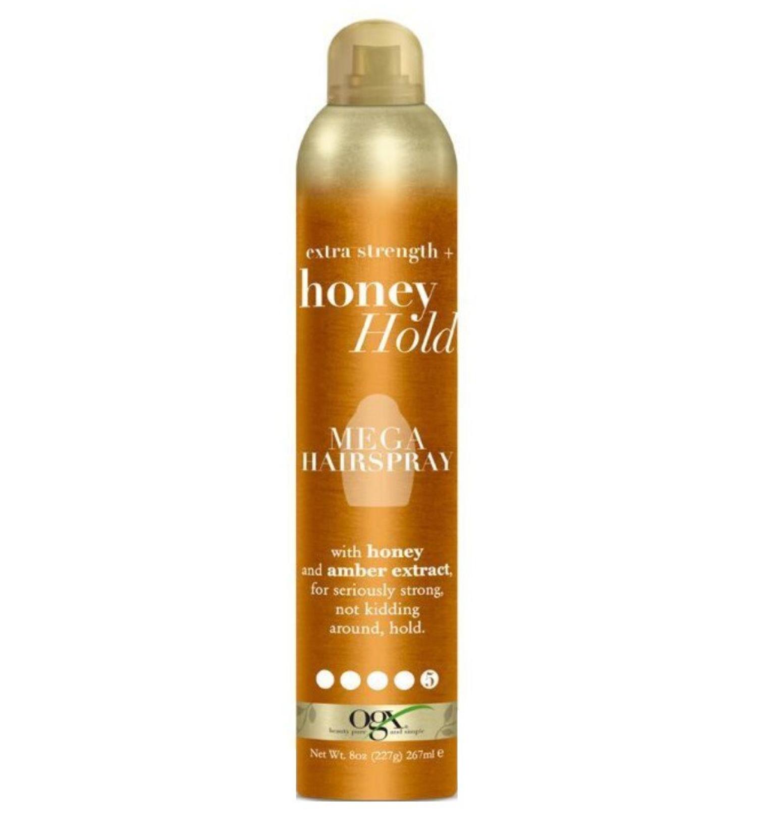 Ogx Extra Strength Honey Hold Mega Hairspray 8 Ounce (2 Pack)