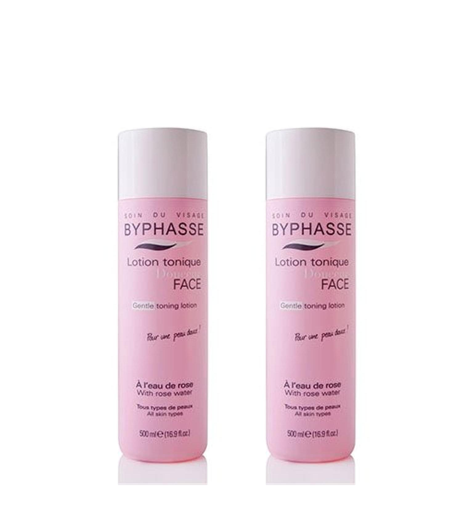BYPHASSE - Face Soft Toner Lotion (alcohol free) 500ml Gentle tonic lotion: rose water - Buy Online on GoSupps.com