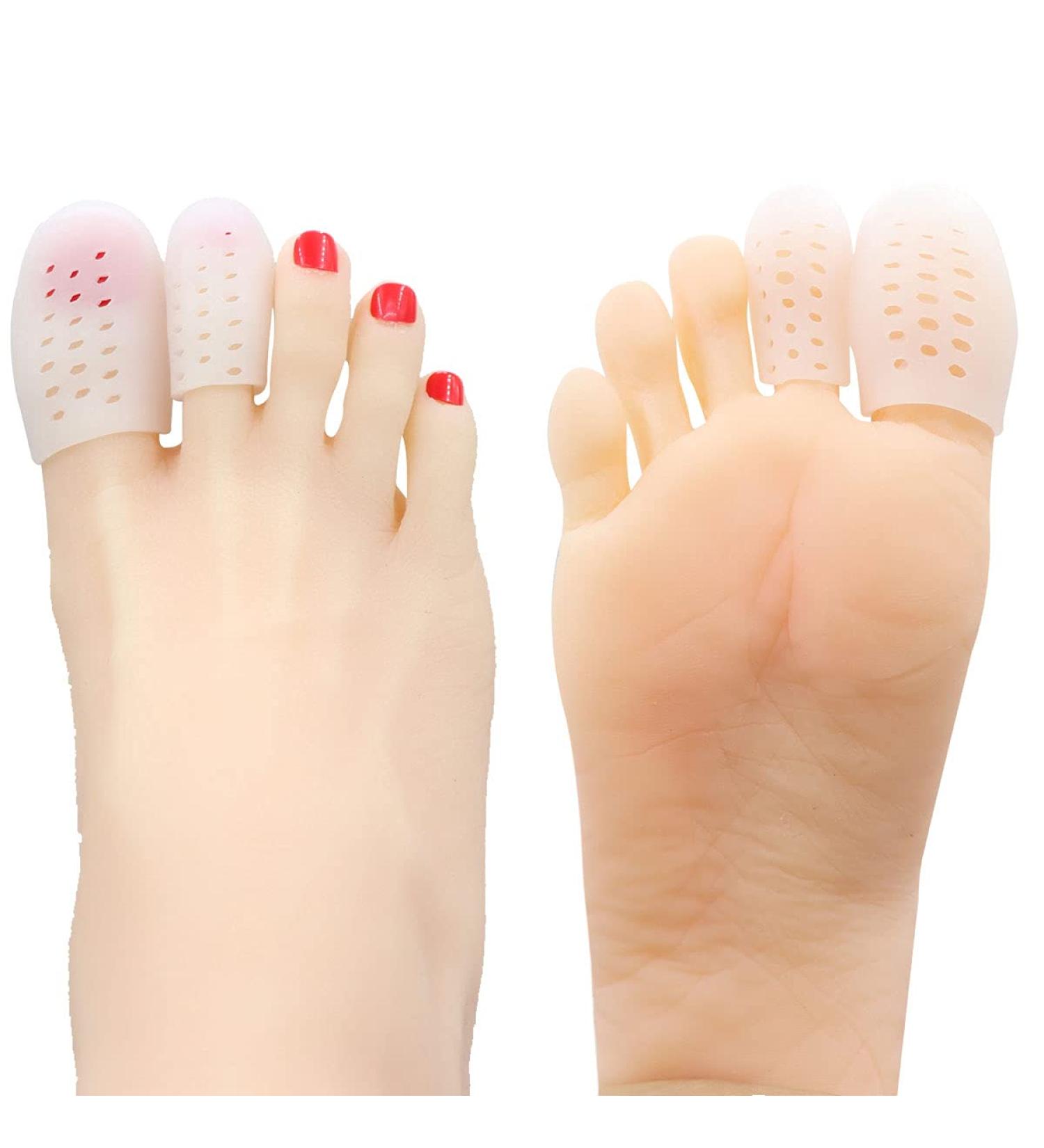 Gel Toe Protectors - 14 Pack Toe Covers for Men and Women | Toe Sleeves for Ingrown Toenails, Corns, Calluses | Toe Cushions for Foot Pain Relief - 14 Piece Assortment - Buy Online on GoSupps.com