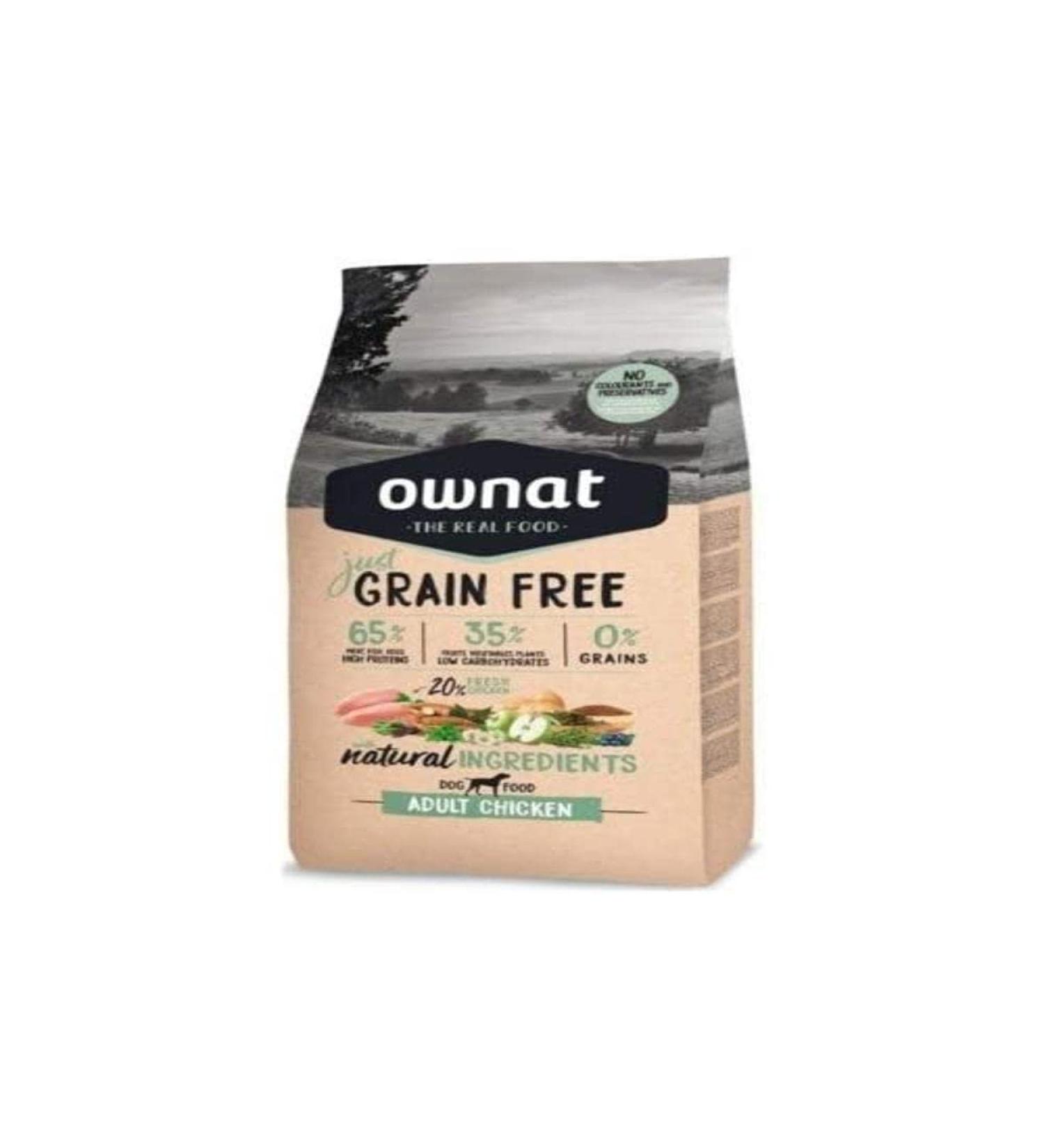 Ownat Just Grain-Free Adult Chicken Croquettes 3kg