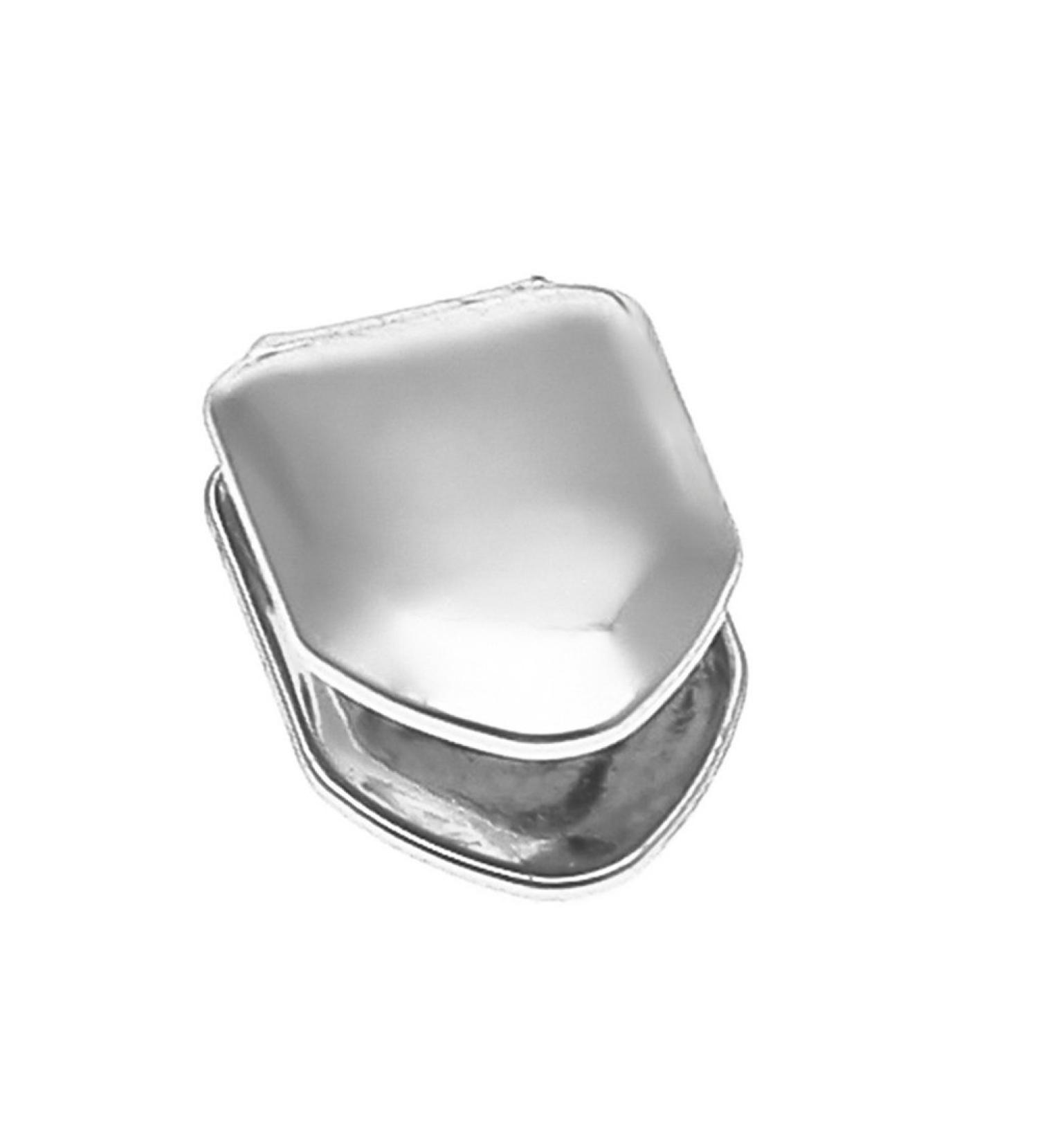 Healifty 14k Gold Plated Hiphop Tooth Cap - Silver Hip hop Teeth Grill - Buy Online on GoSupps.com