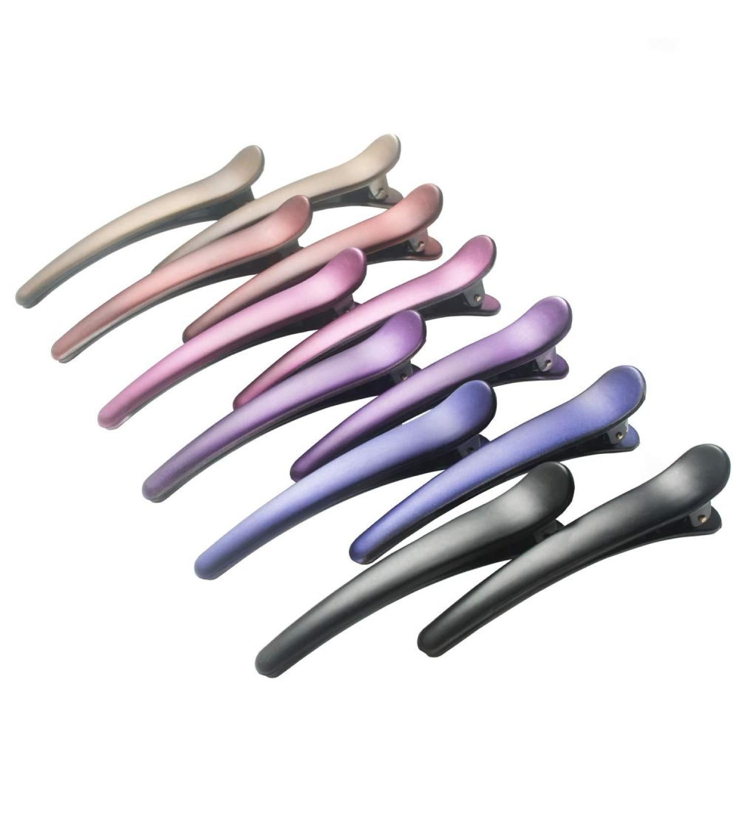 Haitao 12 PCS Non-Slip Colorful Plastic Duckbill Hair Clips for Women, Baby, Kids & Girls | Alligator Hair Barrettes Pins for Styling - 3.5 - Buy Online on GoSupps.com