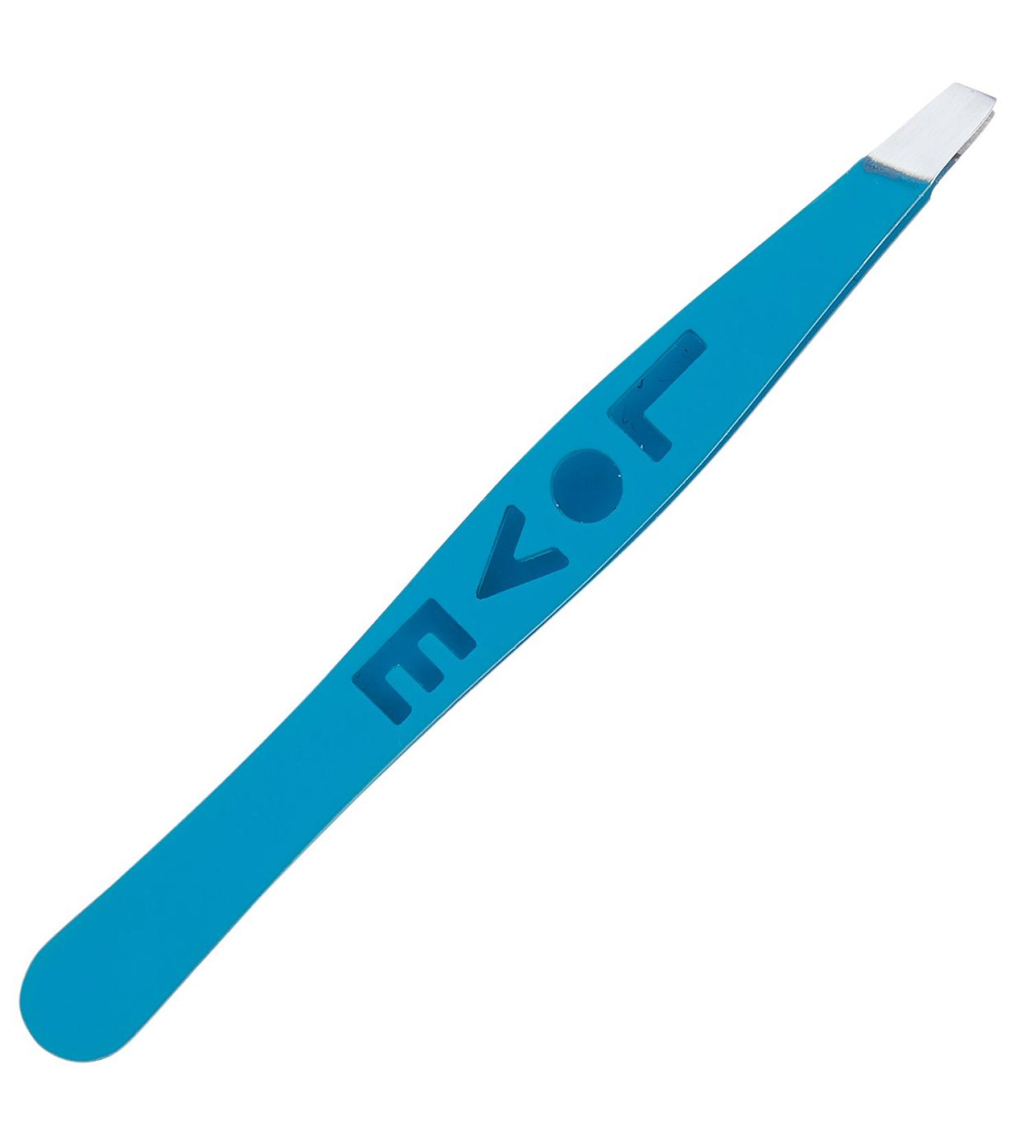 May - tweezers "Love" for eyebrows - turquoise painted - hair plucket - hair tweezers - cosmetic tweezers - tip weird - stainless steel