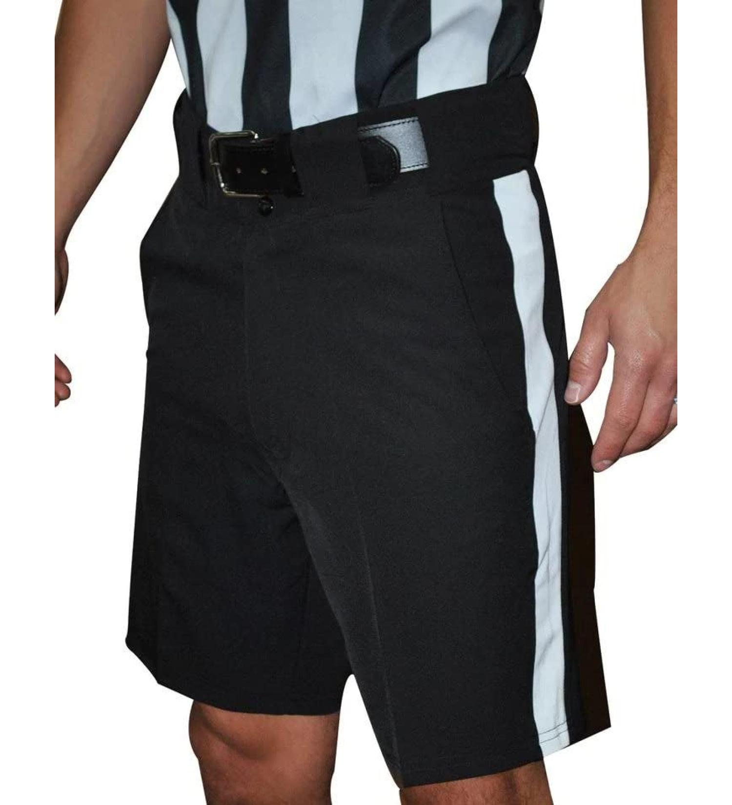Smitty | FBS-181 | Football Shorts | 9" Inseam | 1.25" White Stripe | Premium Knit Polyester Fabric | Elite Quality 40