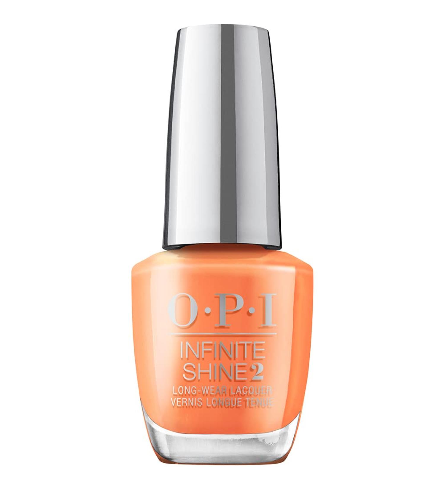 OPI Infinite Shine Long-Wear Lacquer - Silicon Valley Girl - Orange OPI Nail Polish - 0.5 fl oz - Buy Online on GoSupps.com