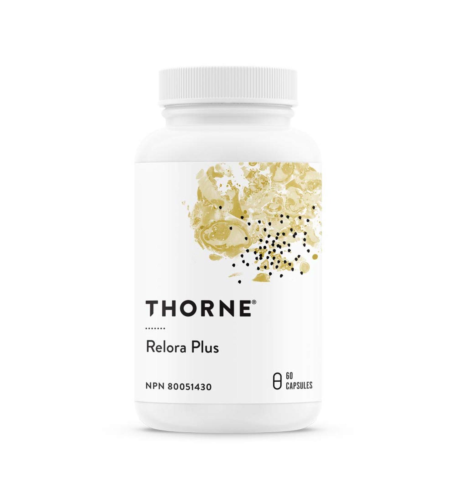 Thorne Research - Relora Plus - Proprietary Blend of Plant Extracts with B Vitamins - Helps Reduce Stress-Related Eating - 60 Capsules - Buy Online on GoSupps.com
