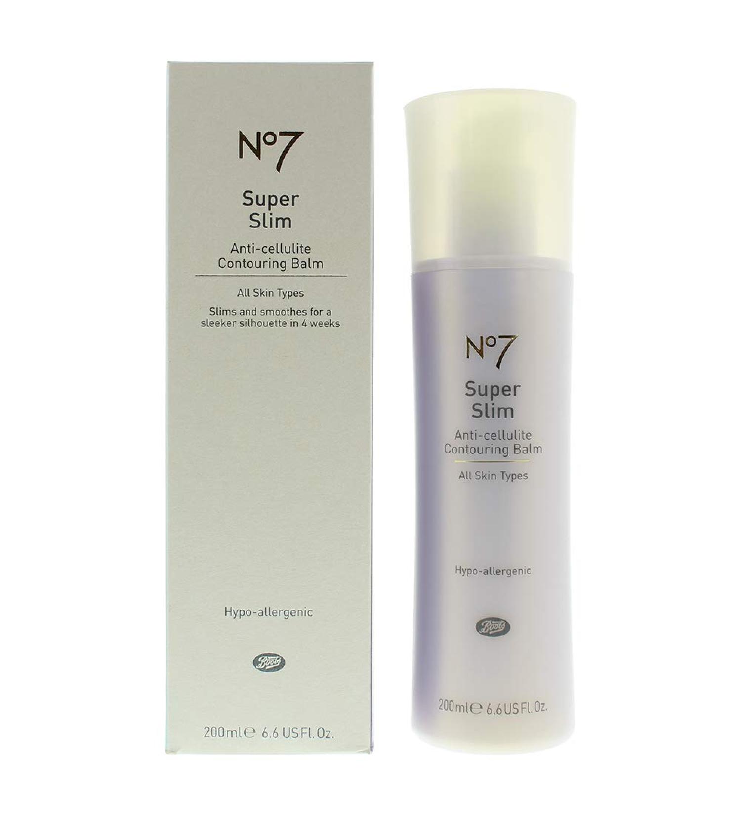 Boots No7 Super Slim Anti-cellulite Contouring Balm 200ml - Slimming and Smoothing Formula - Buy Online on GoSupps.com